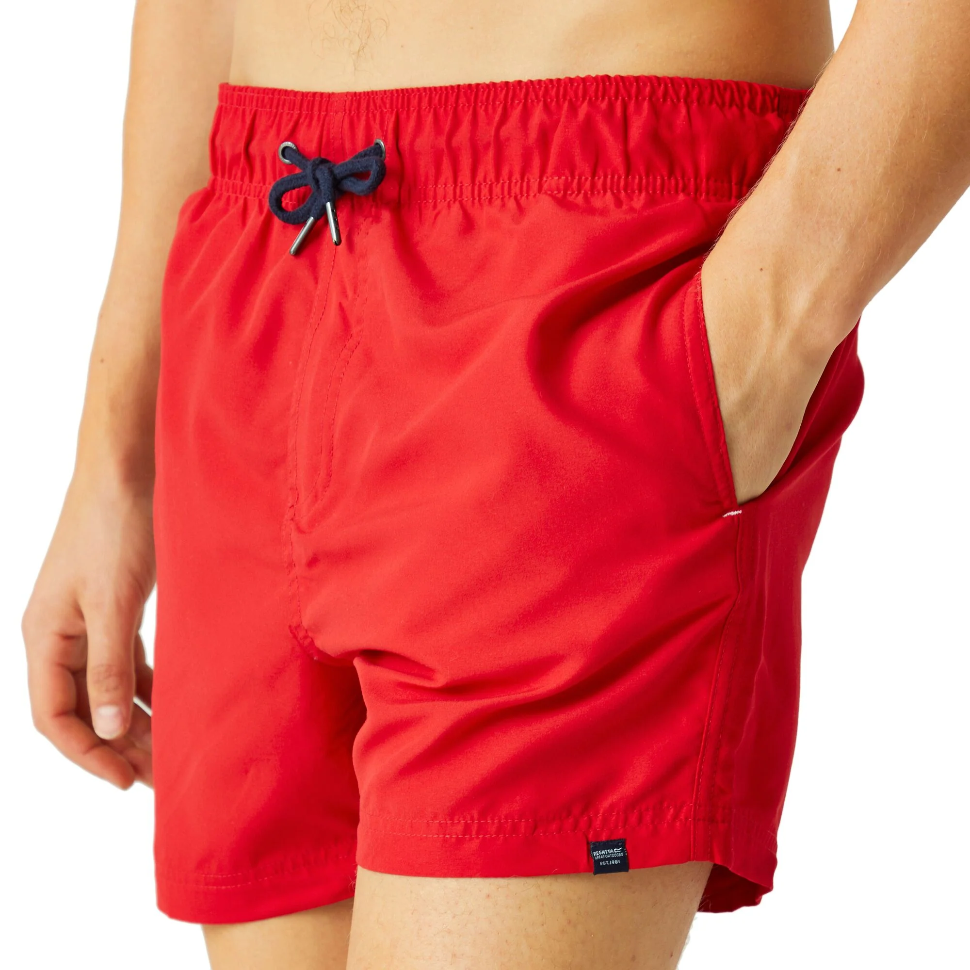 Regatta Mens Mawson II Elasticated Waist Swim Swimming Surf Trunks Shorts - Image 53