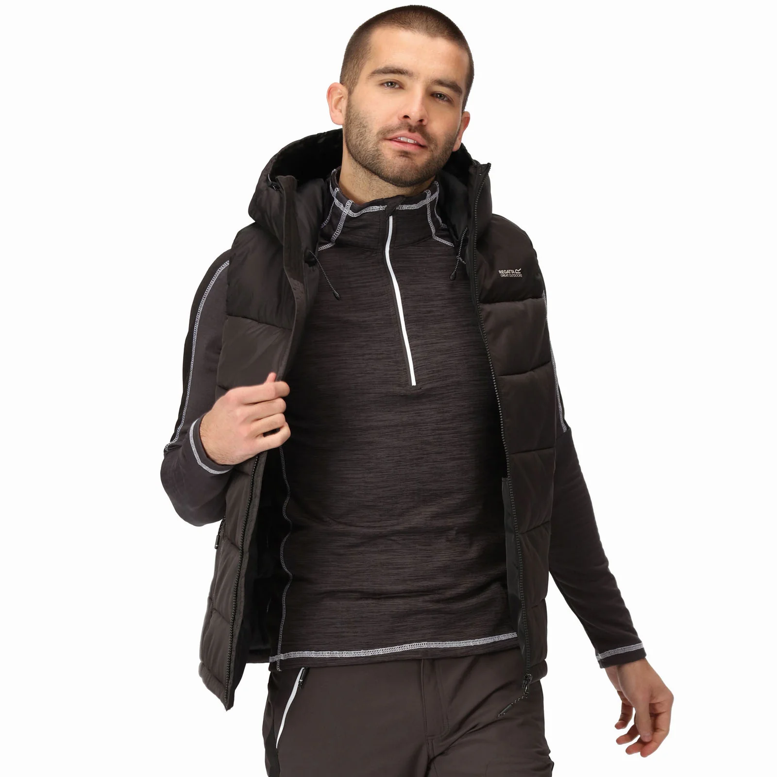 Regatta Mens Nevado Heavyweight Hooded Gilet - Image 16