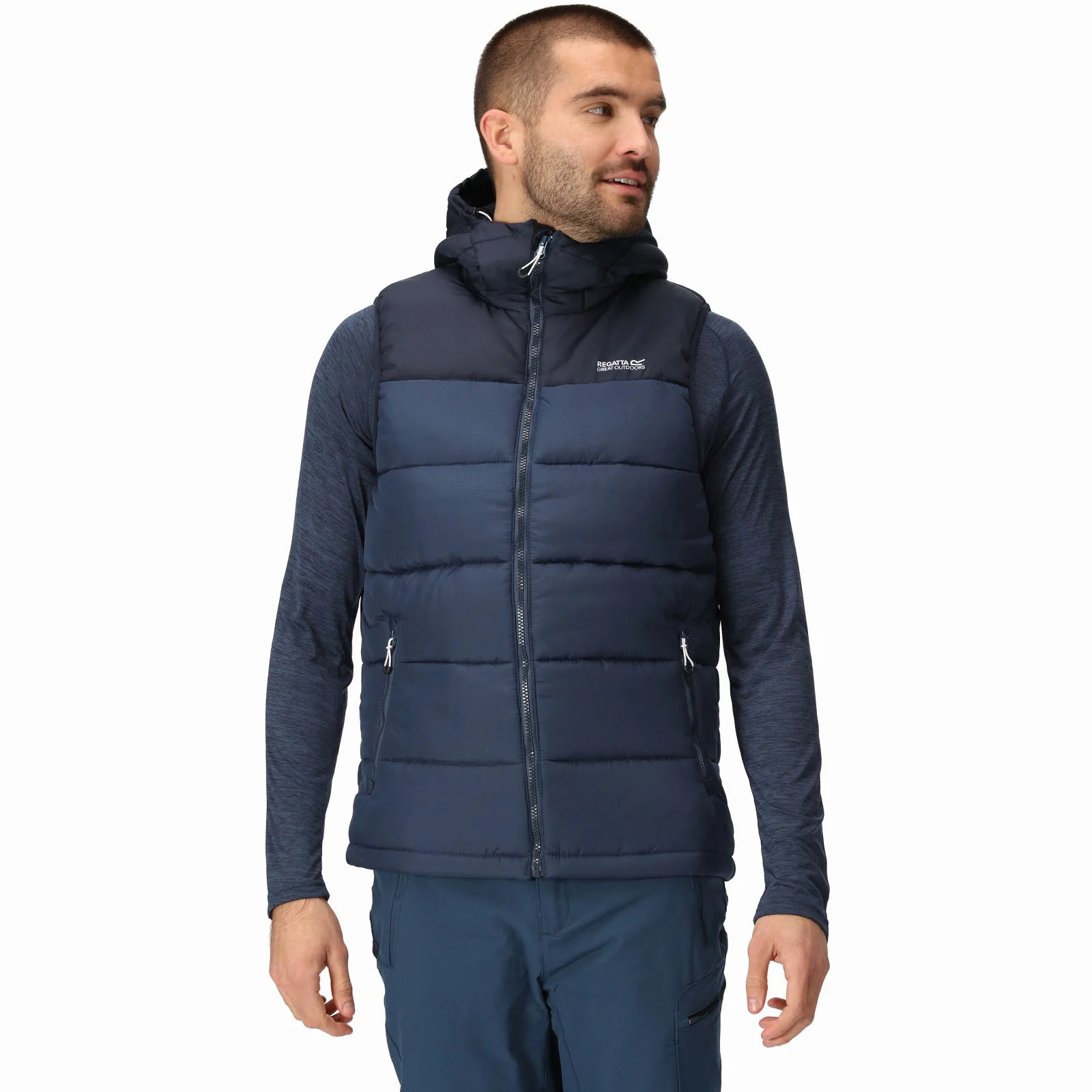 Regatta Mens Nevado Heavyweight Hooded Gilet - Image 3