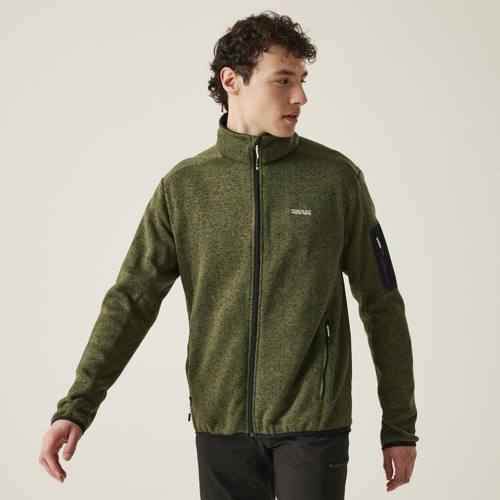 Regatta Mens Newhill Full Zip High Neck Fleece - Image 7