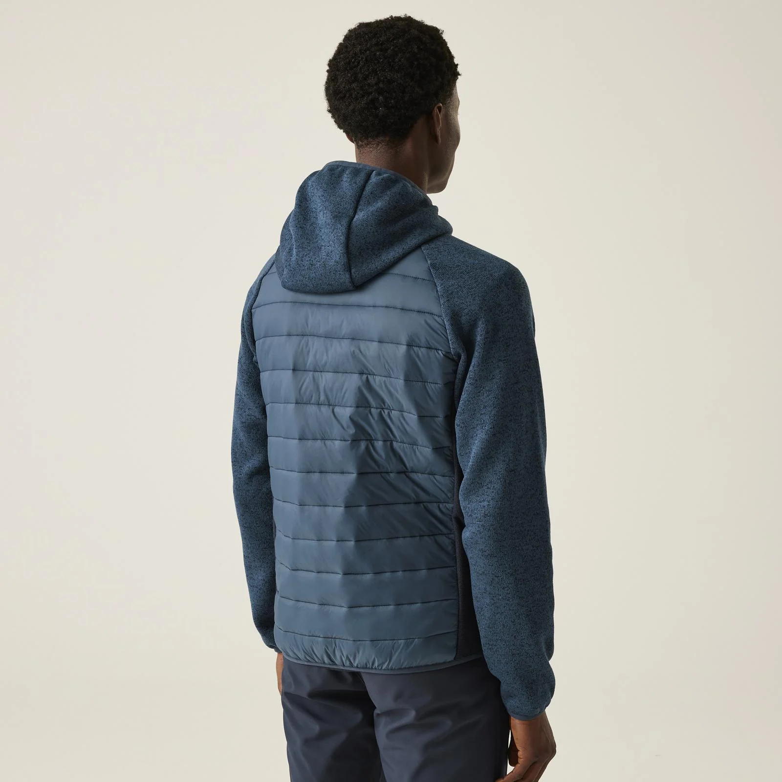 Regatta Mens Newhill Hybrid Hooded Walking Padded Jacket - Image 5