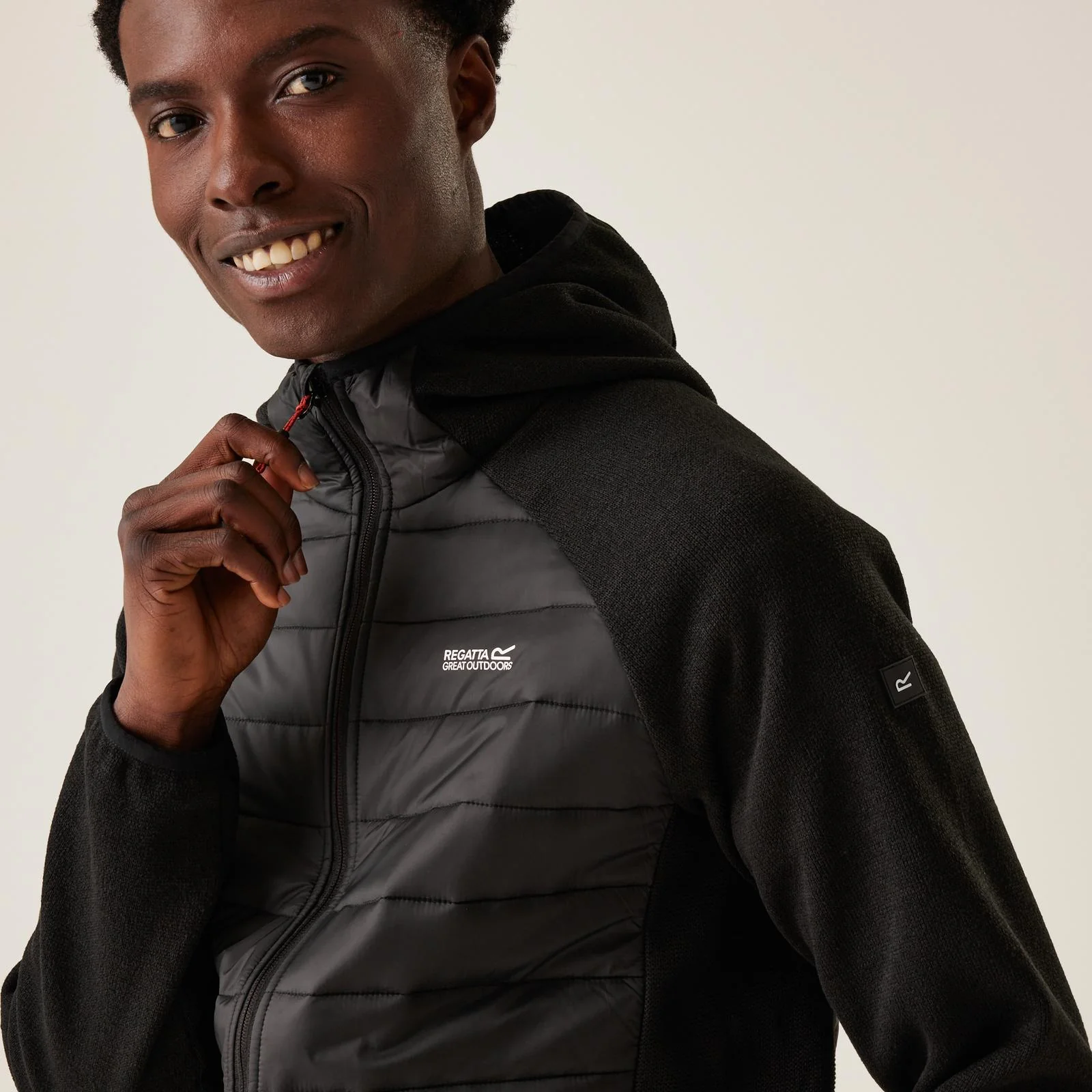 Regatta Mens Newhill Hybrid Hooded Walking Padded Jacket - Image 8