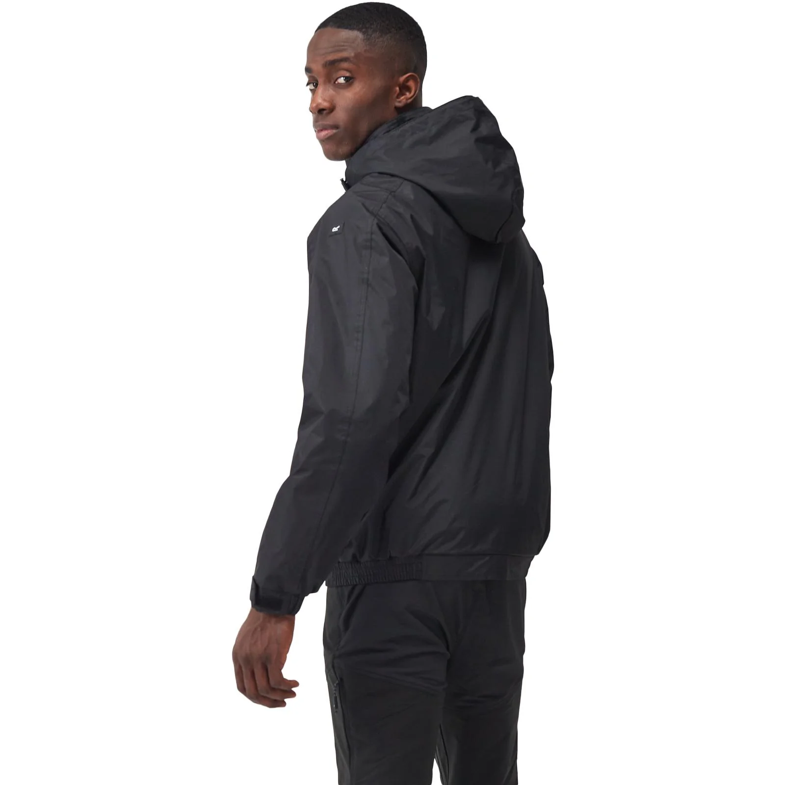 Regatta Mens Niviston Hooded Waterproof Walking Jacket - Navy - Image 14