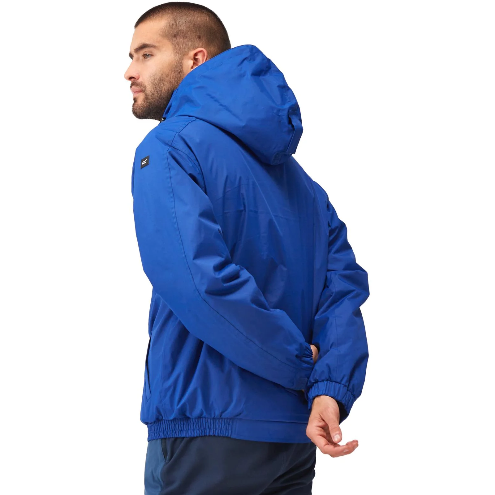 Regatta Mens Niviston Hooded Waterproof Walking Jacket - Navy - Image 15