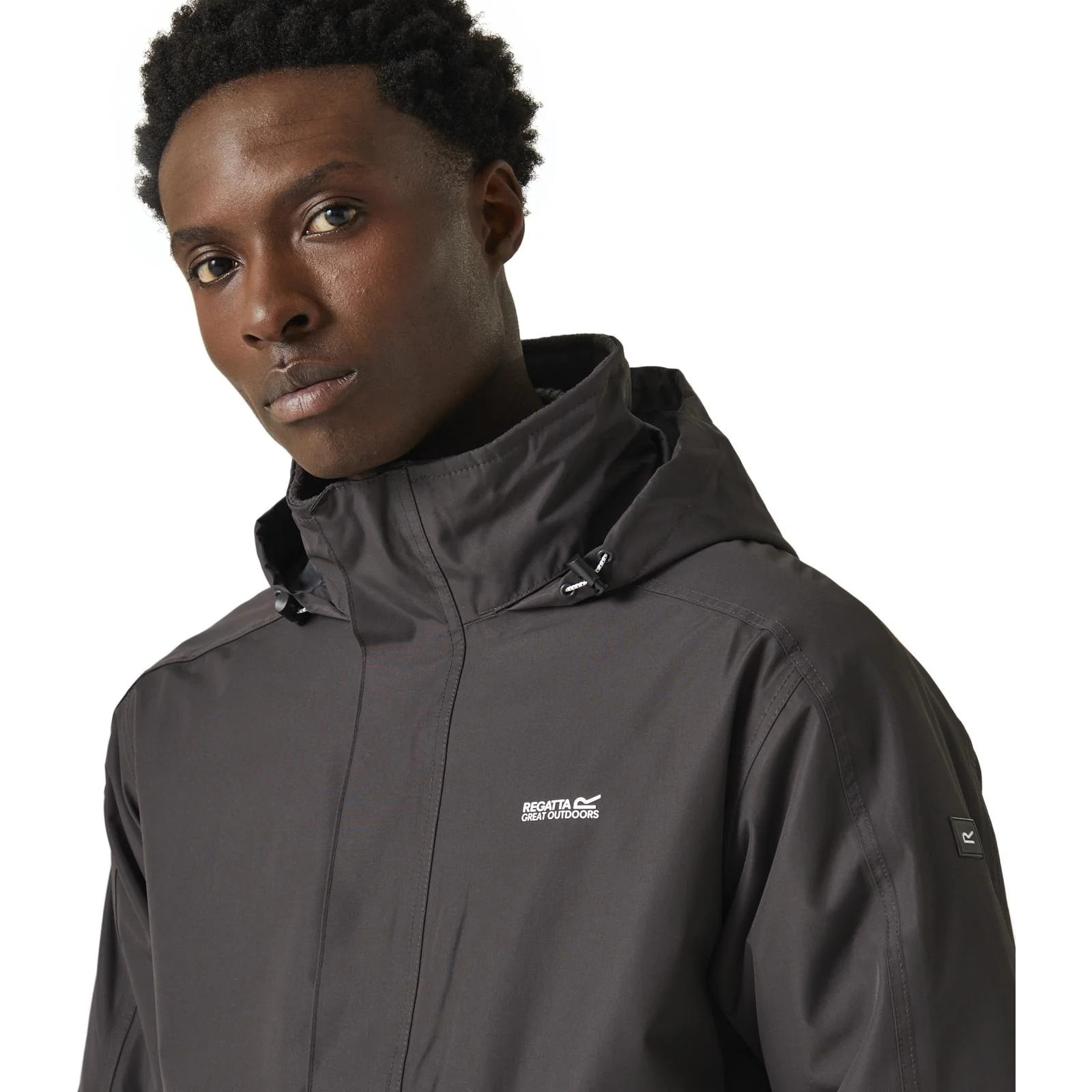 Regatta Mens Niviston Hooded Waterproof Walking Jacket - Navy - Image 16