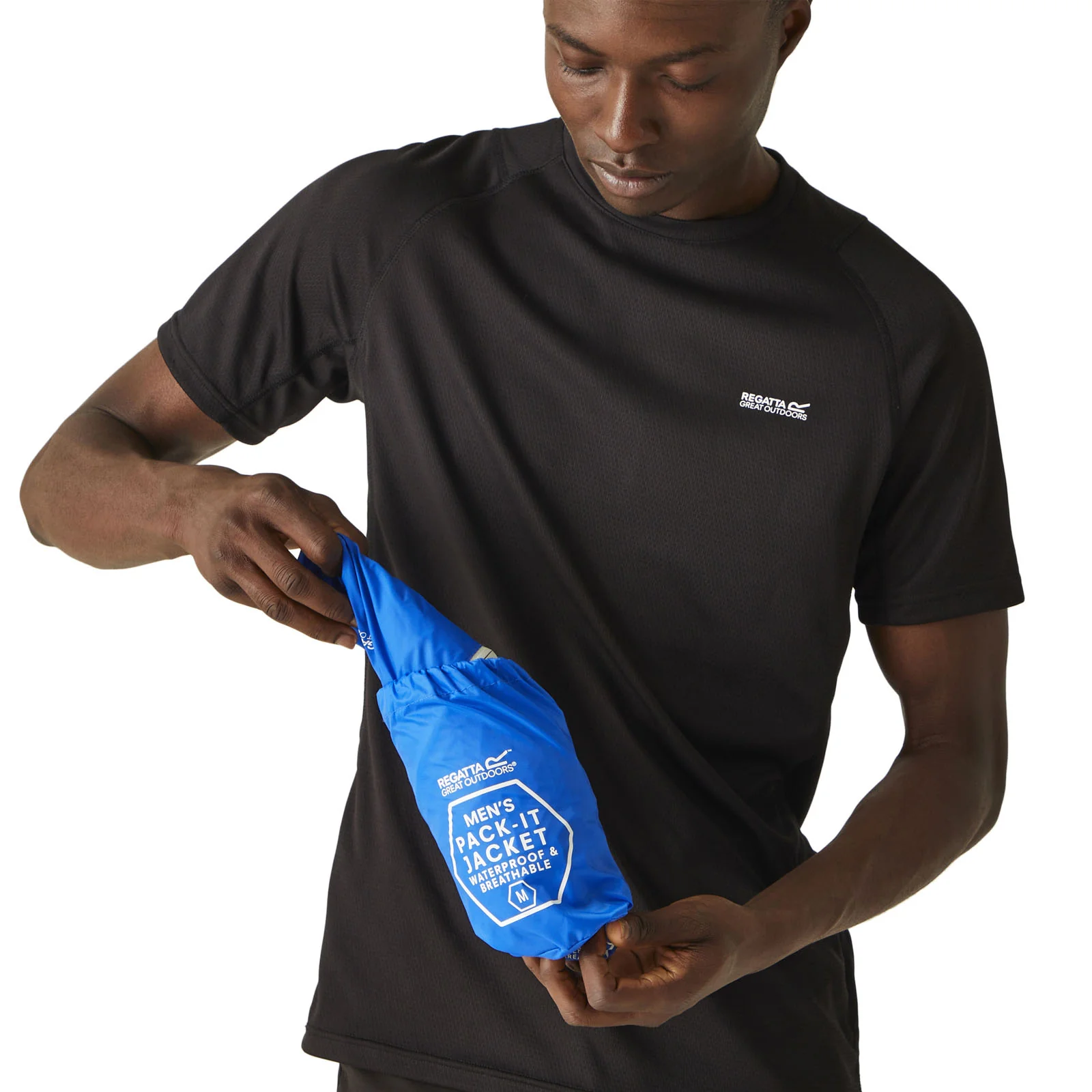 Regatta Mens Pack-It III Waterproof Packaway Jacket - Image 64