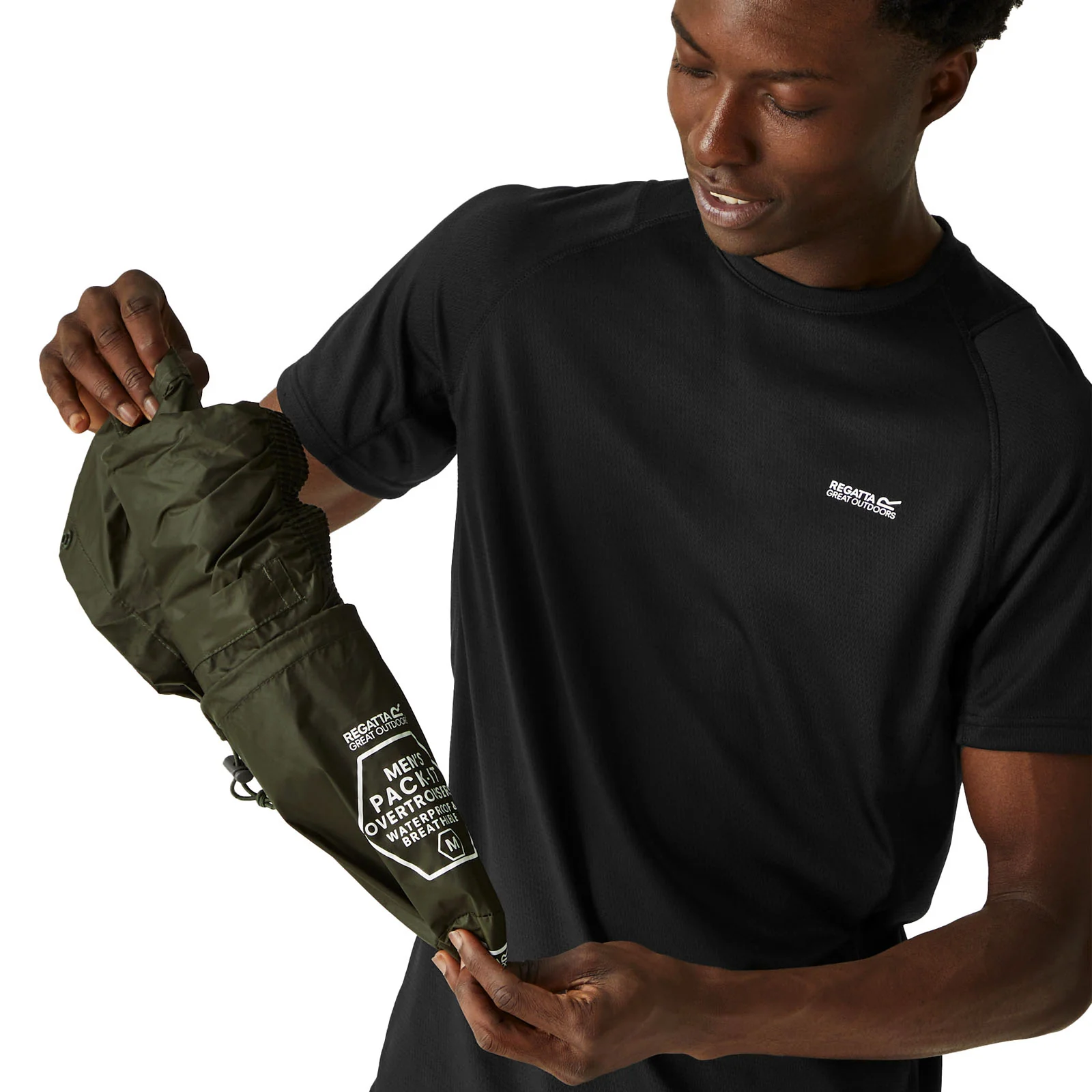 Regatta Mens Pack It Walking Waterproof Overtrousers - Image 12