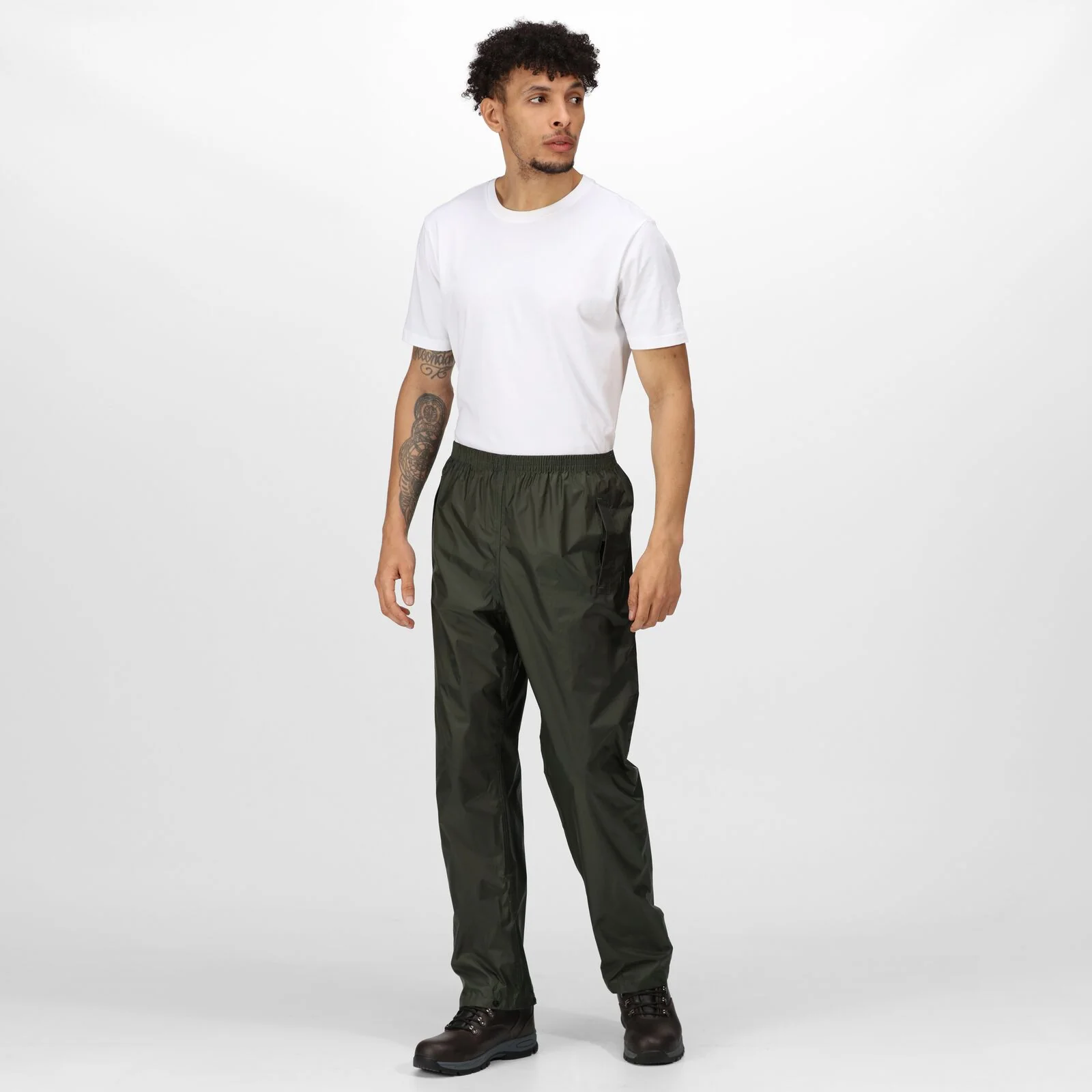 Regatta Mens Pro Pack Away Breathable Waterproof Overtrousers - Image 8