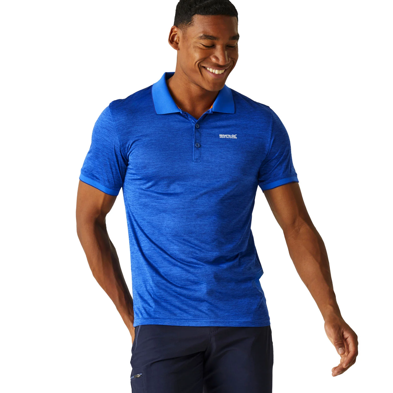 Regatta Mens Remex II Jersey Polo Shirt - Image 2