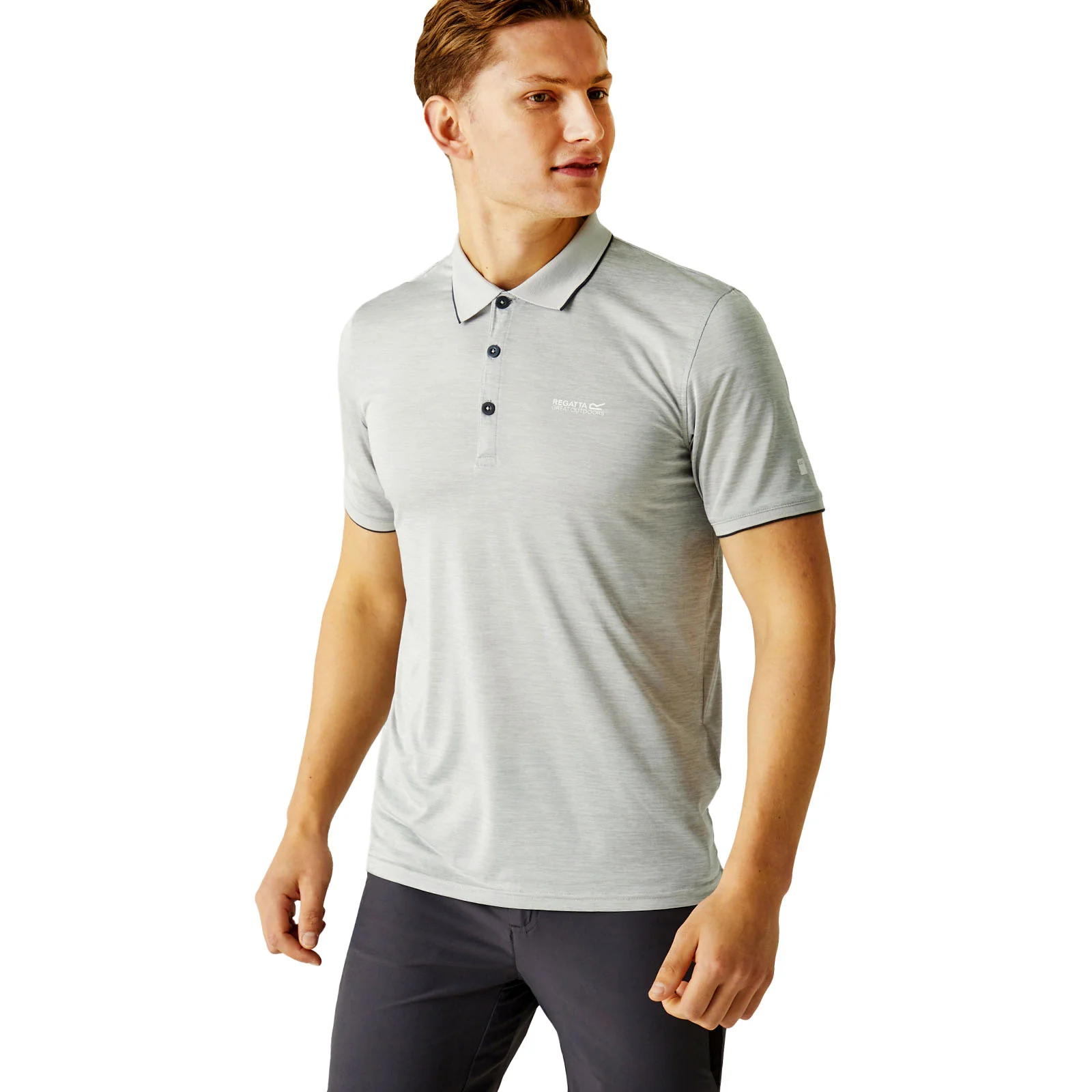 Regatta Mens Remex II Jersey Polo Shirt - Image 3