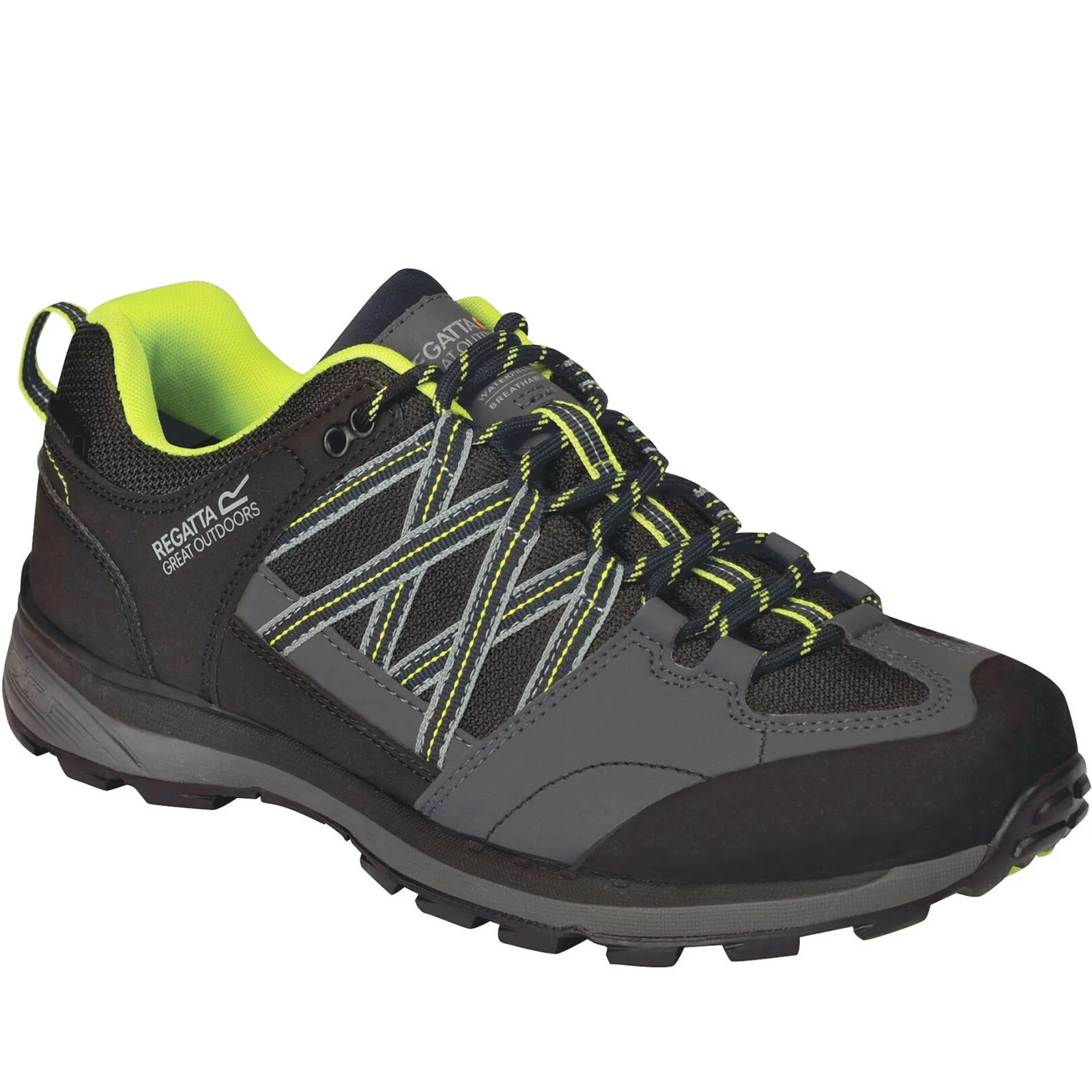 Regatta Mens Samarid II Low Rise Waterproof Walking Shoes - Image 2