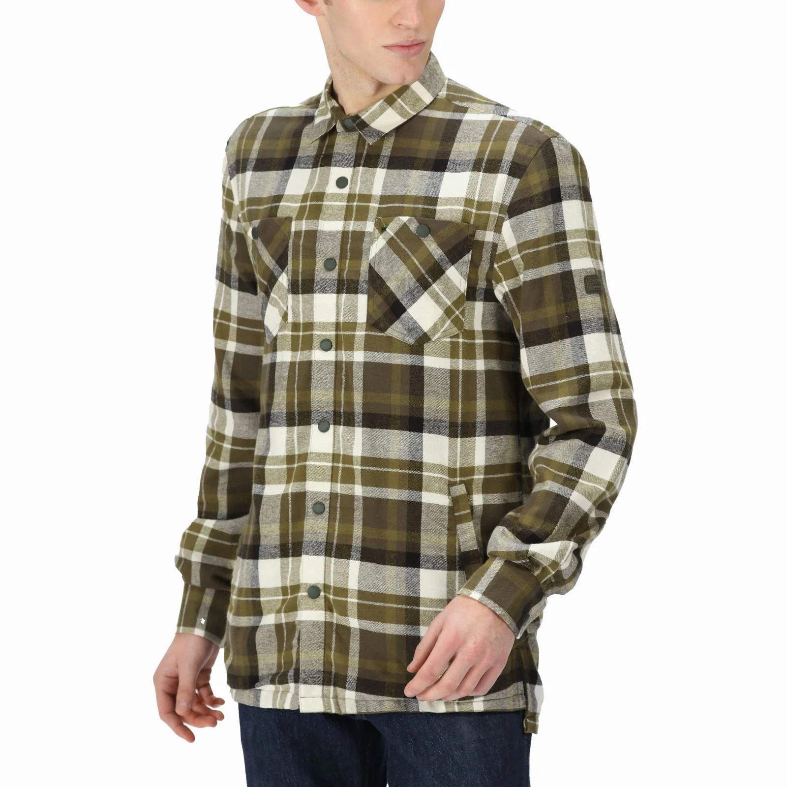 Regatta Mens Thamos Long Sleeve Checkered Brushed Shirt - Image 2