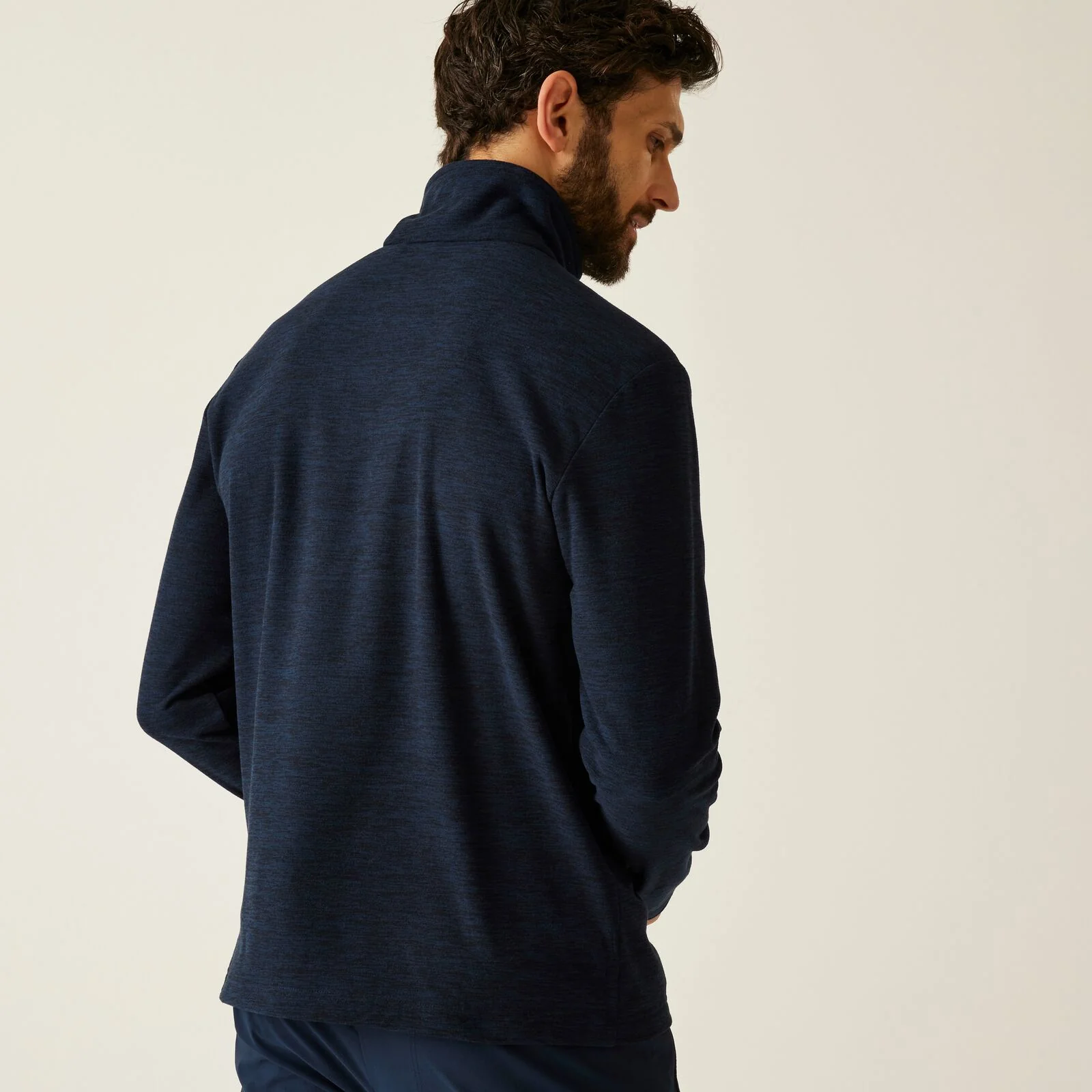 Regatta Mens Thompson Marl Quick Drying Half Zip Fleece - Image 9