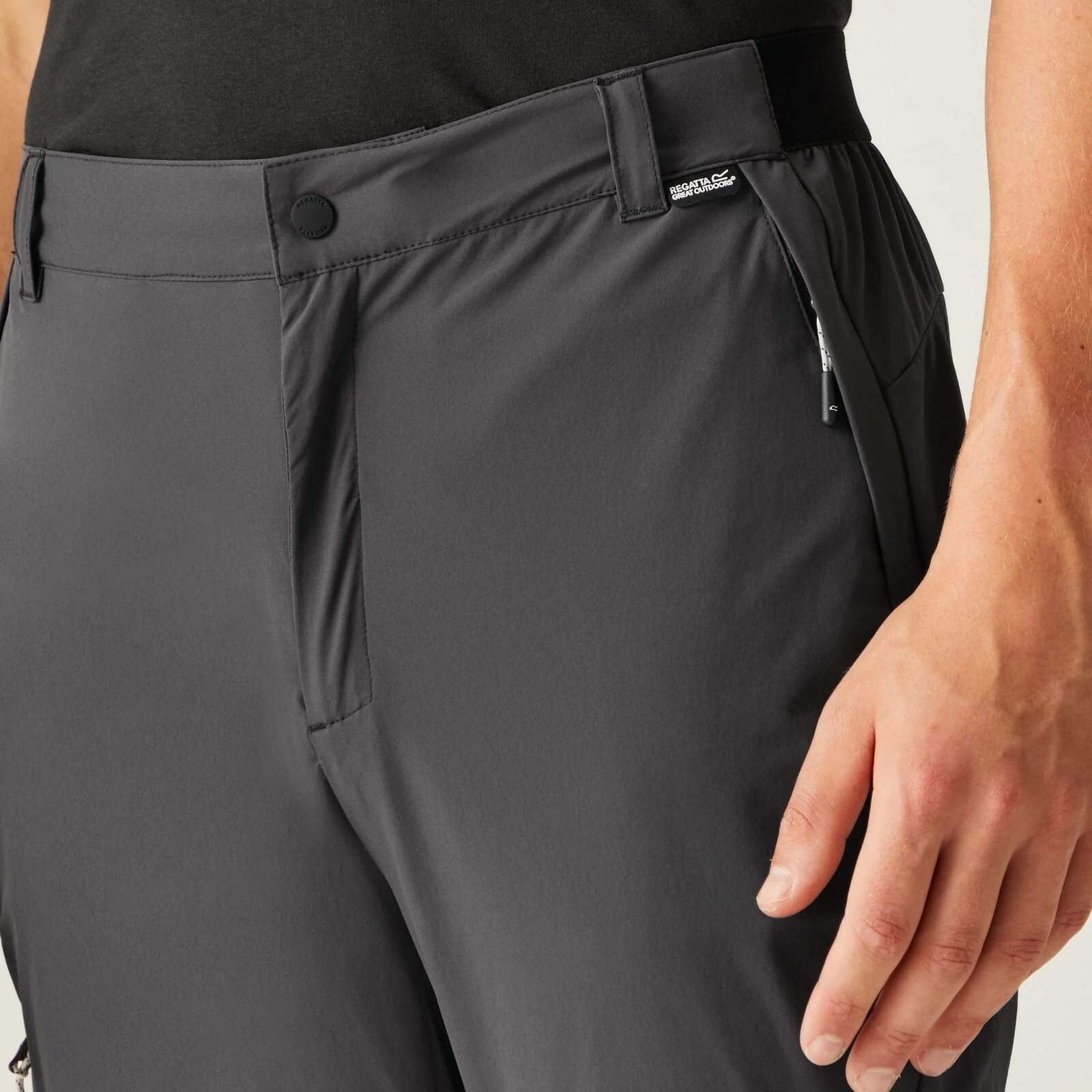 Regatta Mens Travel Light Zip Off Walking Trousers - Image 11