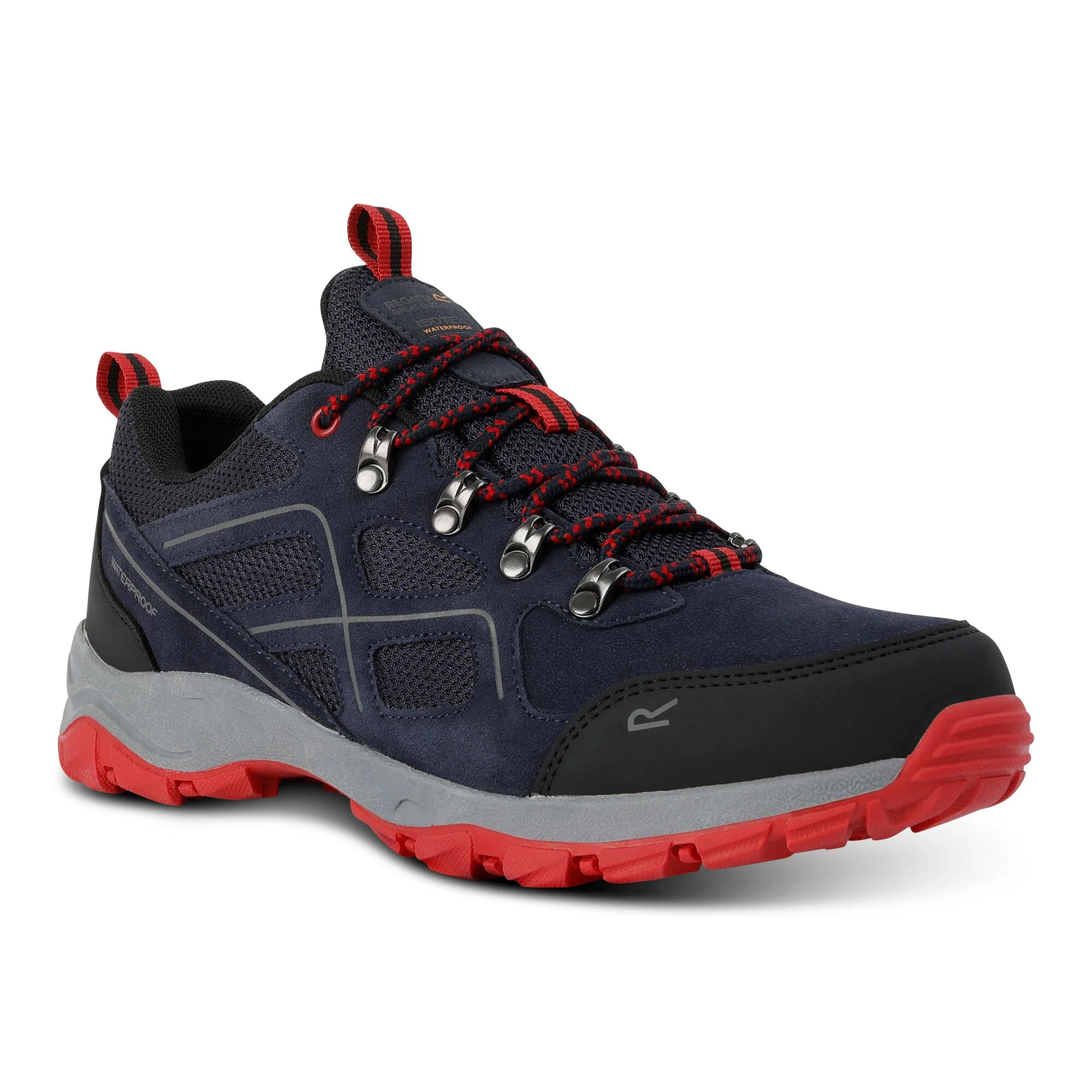 Regatta Mens Vendeavour Suede Low Walking Shoes - Image 2