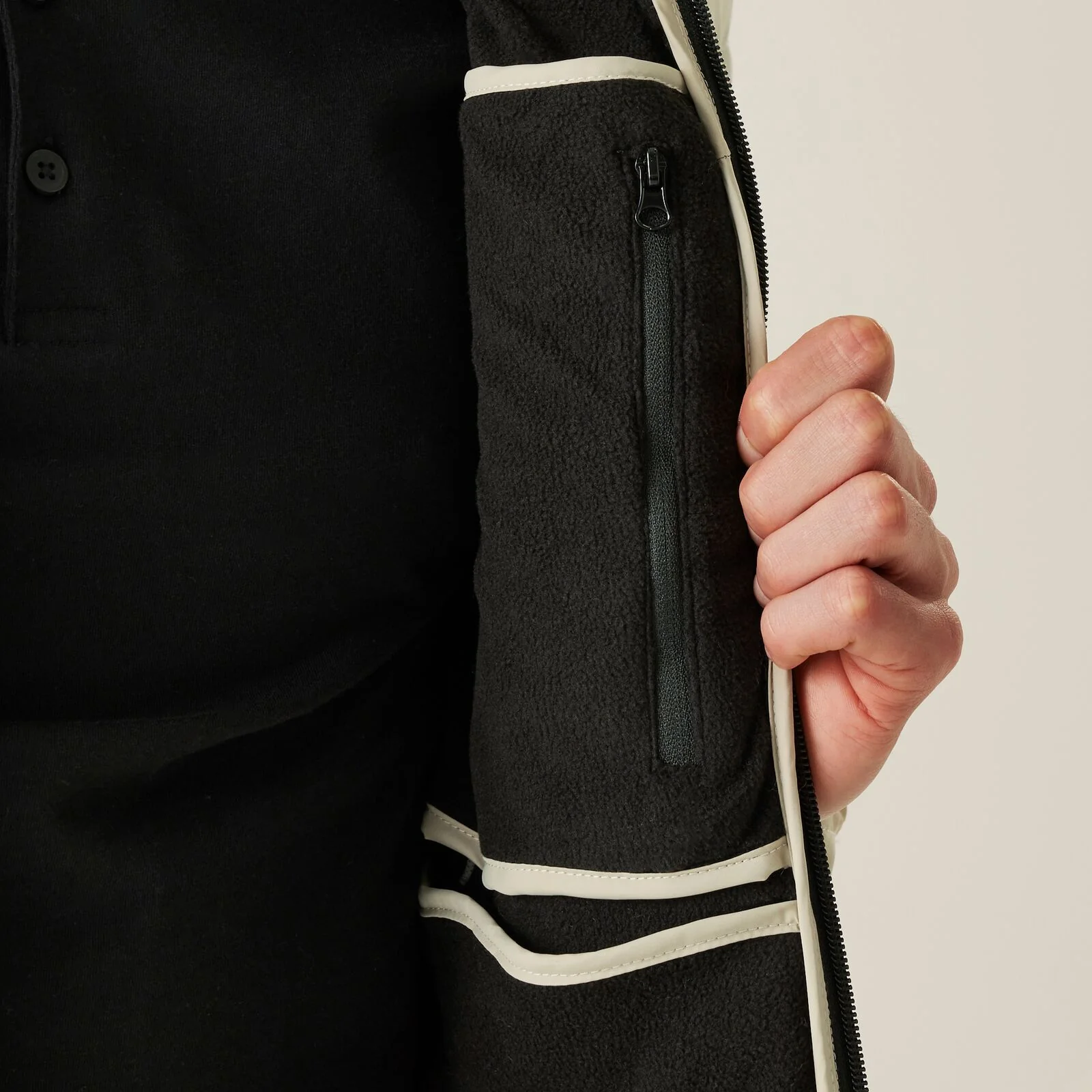 Regatta Mens Wilnor Fleece Lined Padded Jacket - Image 4