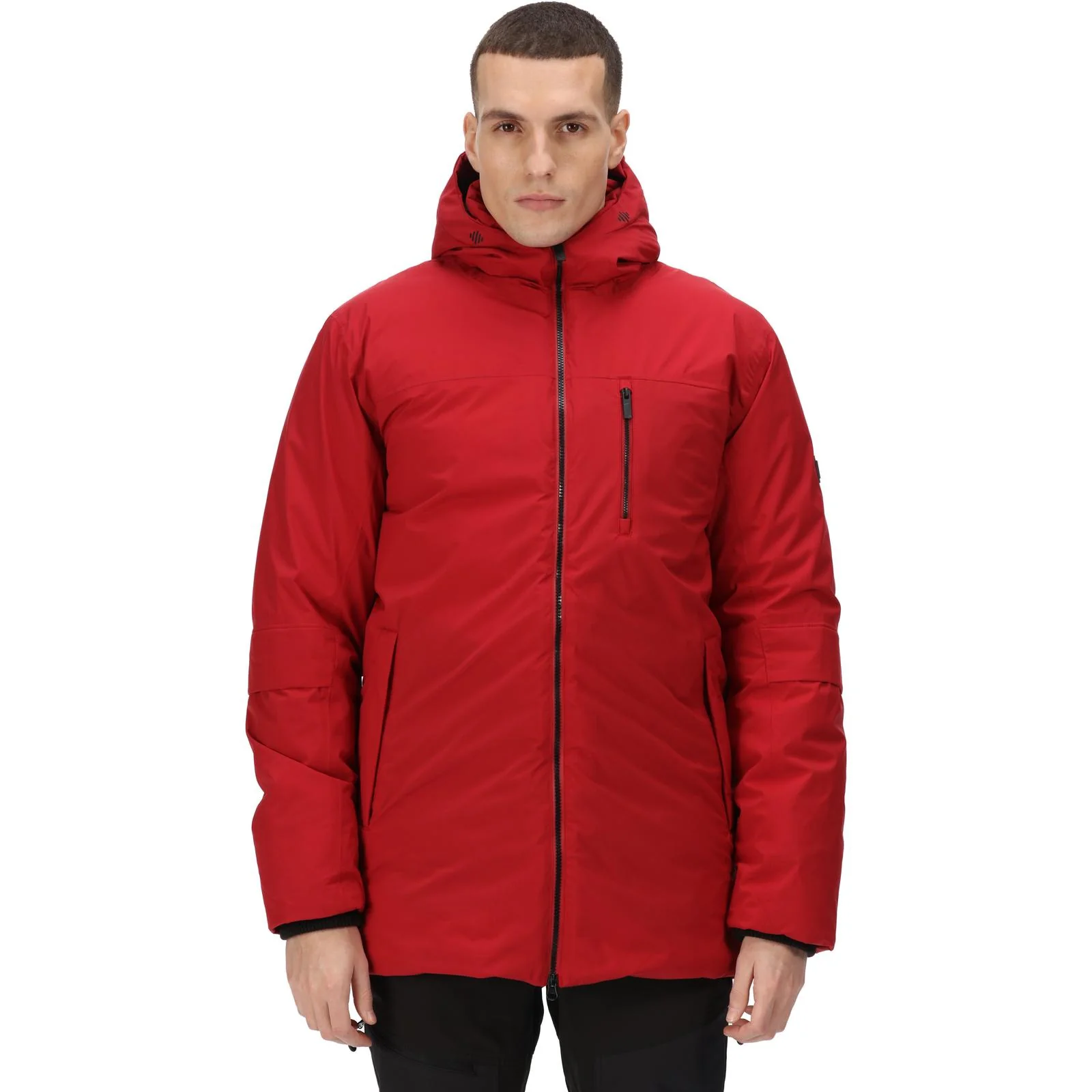 Regatta Mens Yewbank II Hooded Waterproof Park Jacket - Crocodile - Image 11