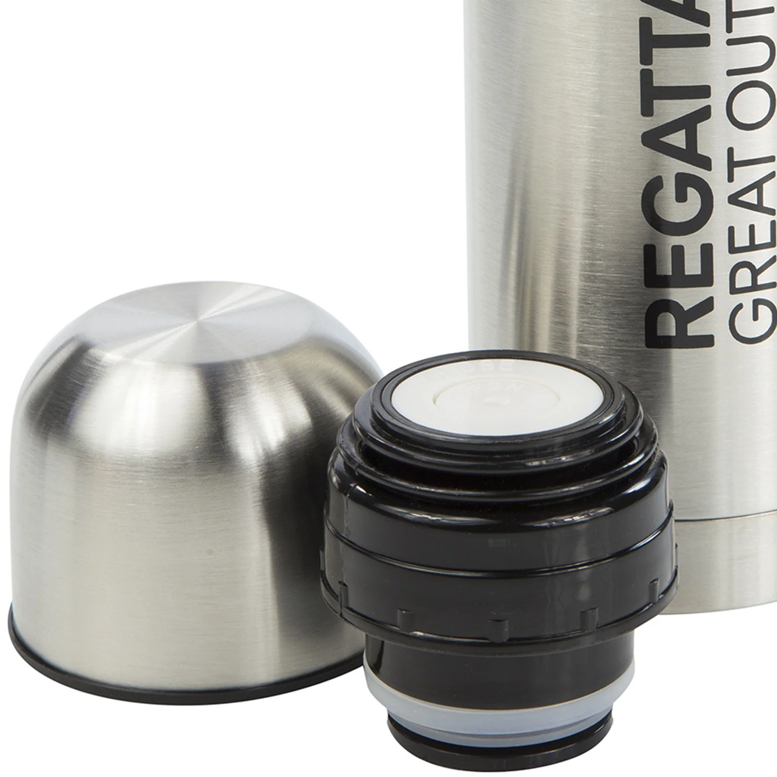 Regatta Outdoors 0.5 Litre Vacuum Camping Travel Mug Flask - Silver - Image 3