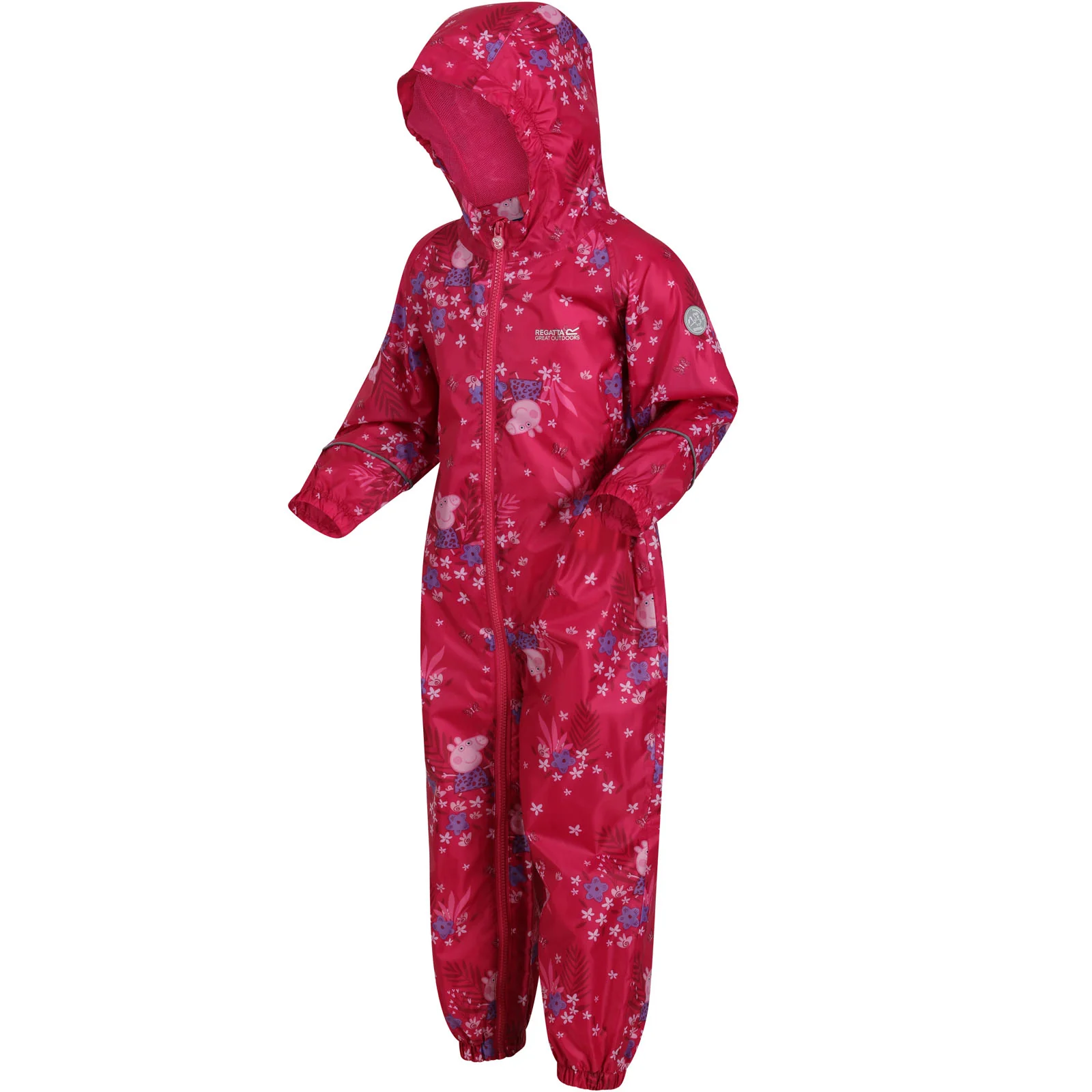 Regatta Kids Peppa Pig Pobble Print Waterproof Puddle Suit - Image 10