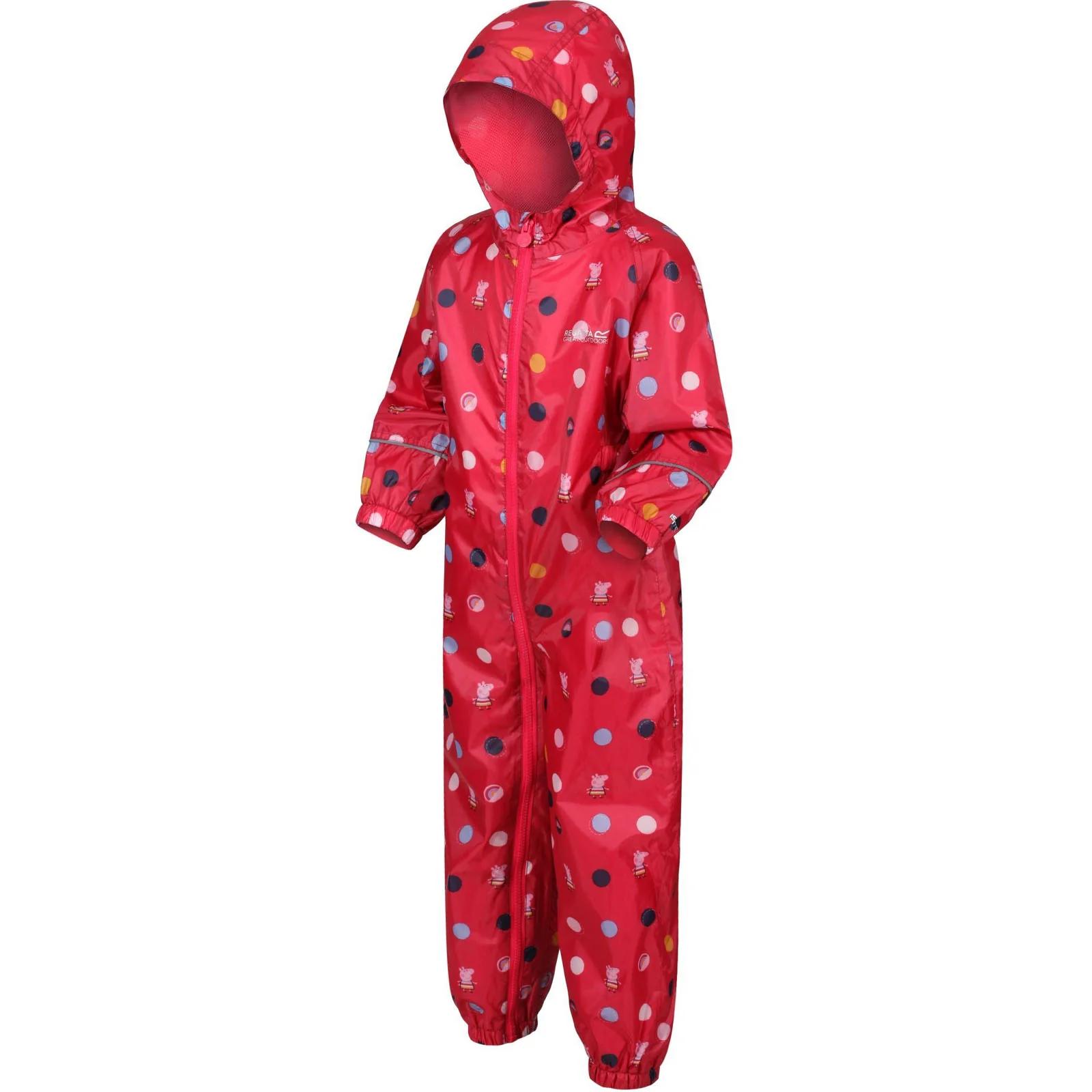 Regatta Kids Peppa Pig Pobble Print Waterproof Puddle Suit - Image 2