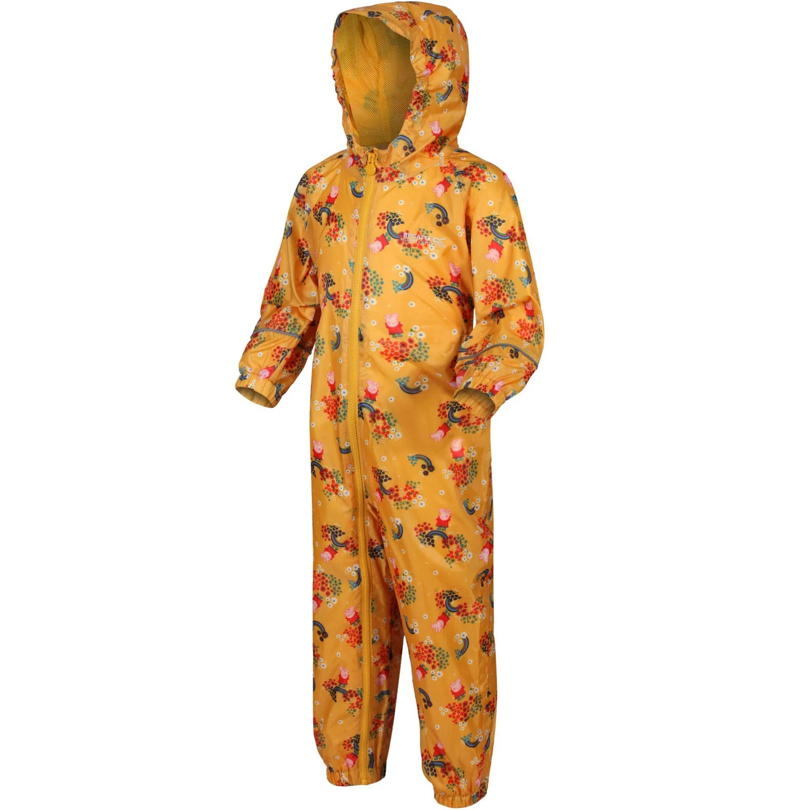 Regatta Kids Peppa Pig Pobble Print Waterproof Puddle Suit - Image 3