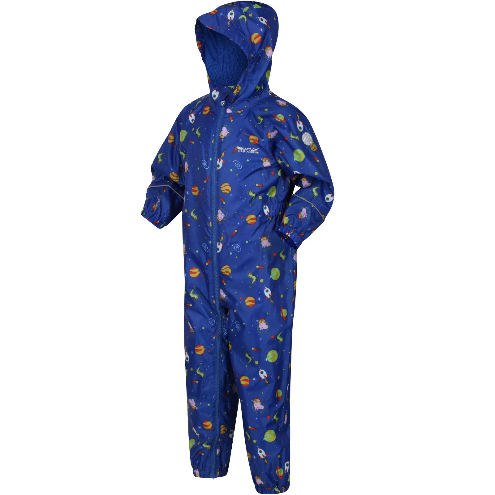 Regatta Kids Peppa Pig Pobble Print Waterproof Puddle Suit - Image 8