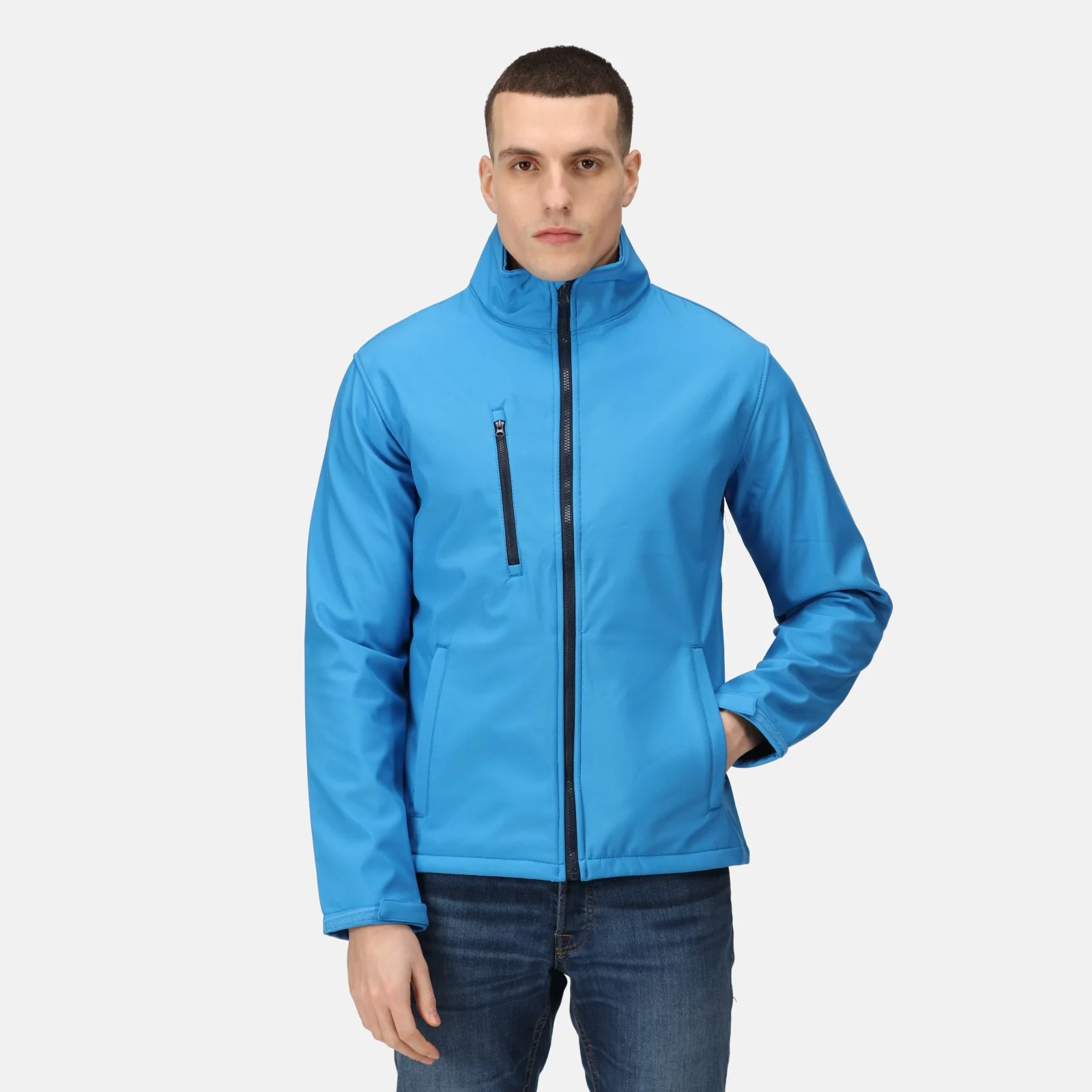 Regatta Professional Mens Ablaze 3 Layer Printable Softshell Jacket - Image 3