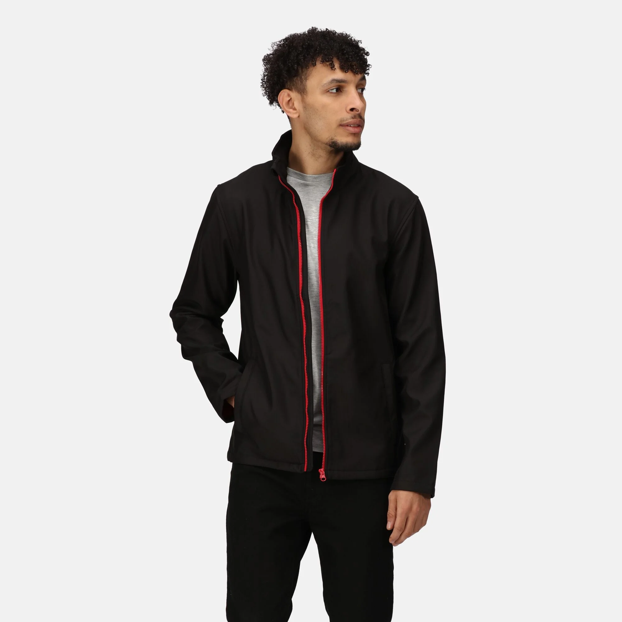 Regatta Professional Mens Ablaze Printable Softshell Jacket - Image 3