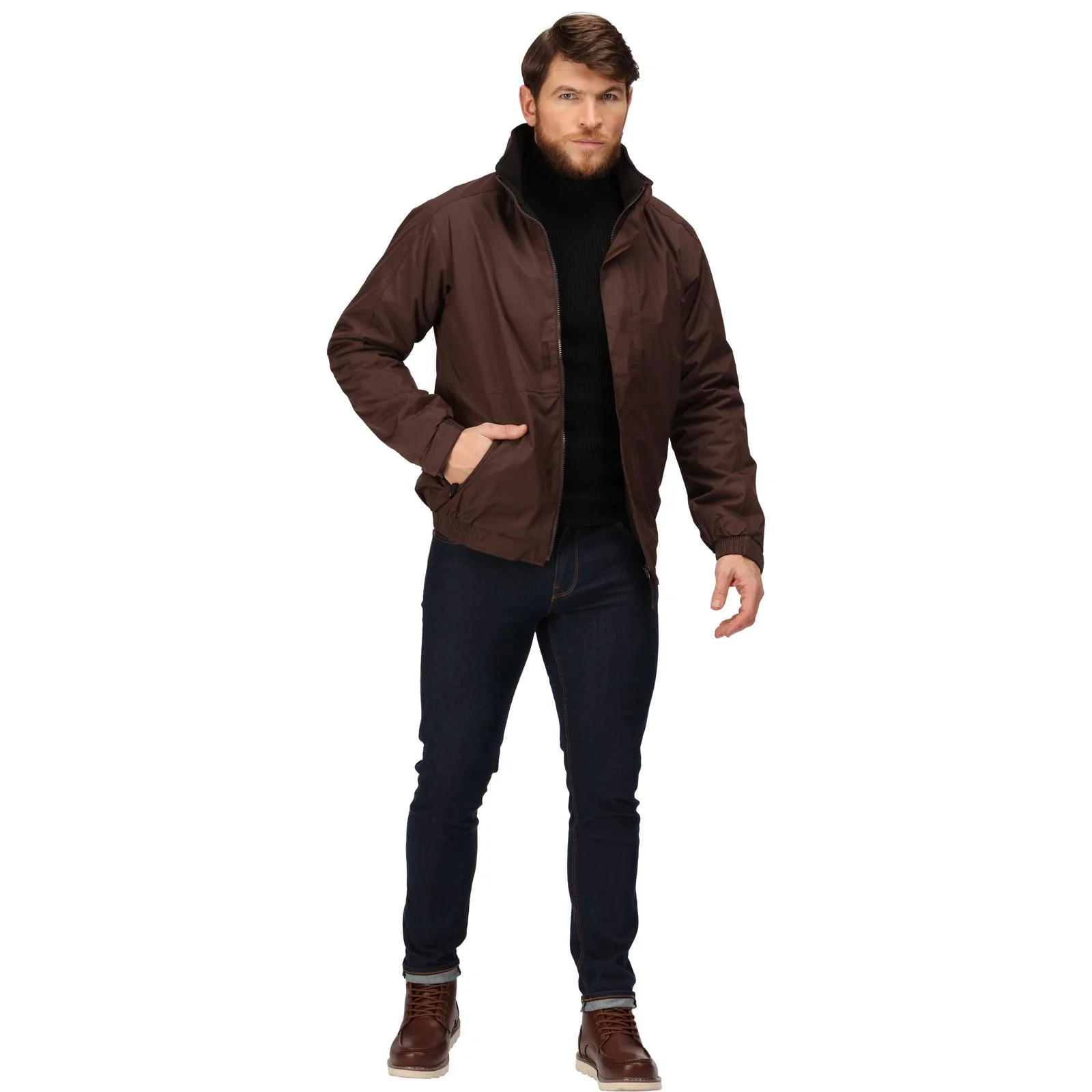 Regatta Professional Mens Dover Fleece Lined Bomber Jacket - Image 9