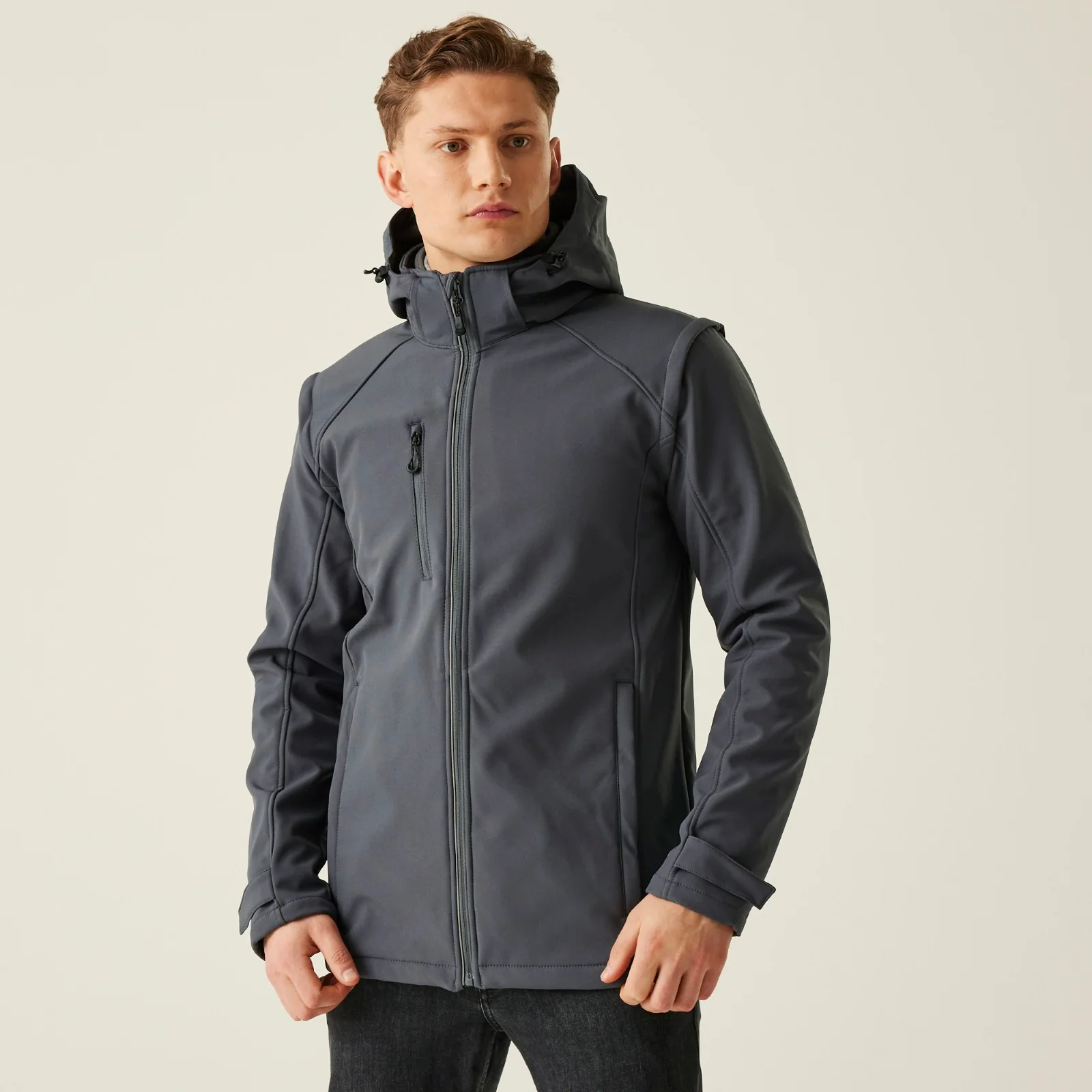 Regatta Professional Mens Erasmus 5 IN 1 Softshell Jacket - Image 2