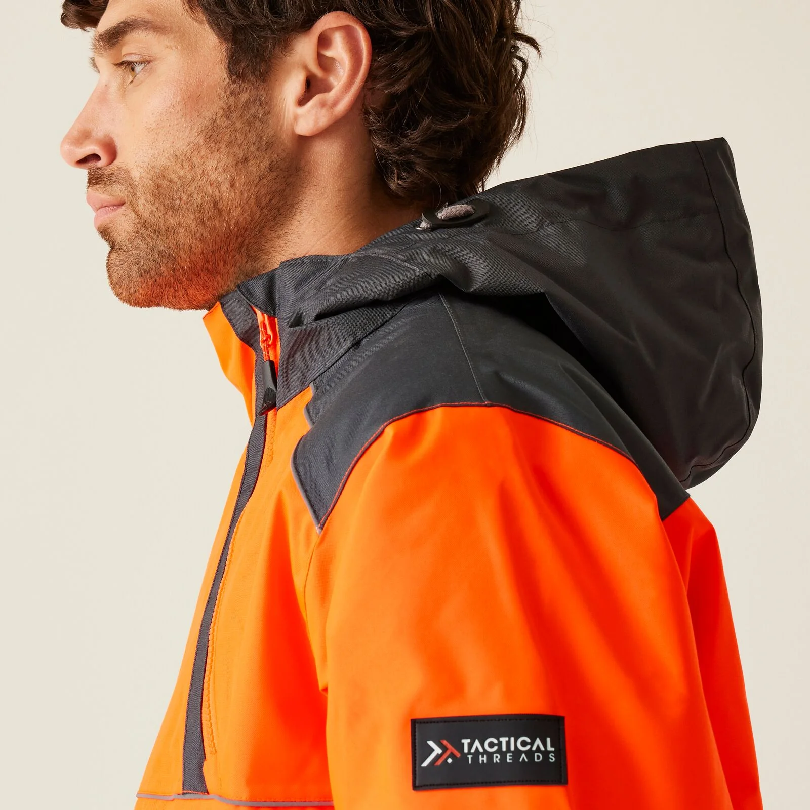 Regatta Professional Mens Hi-VIS Tactical Windbreaker - Image 12