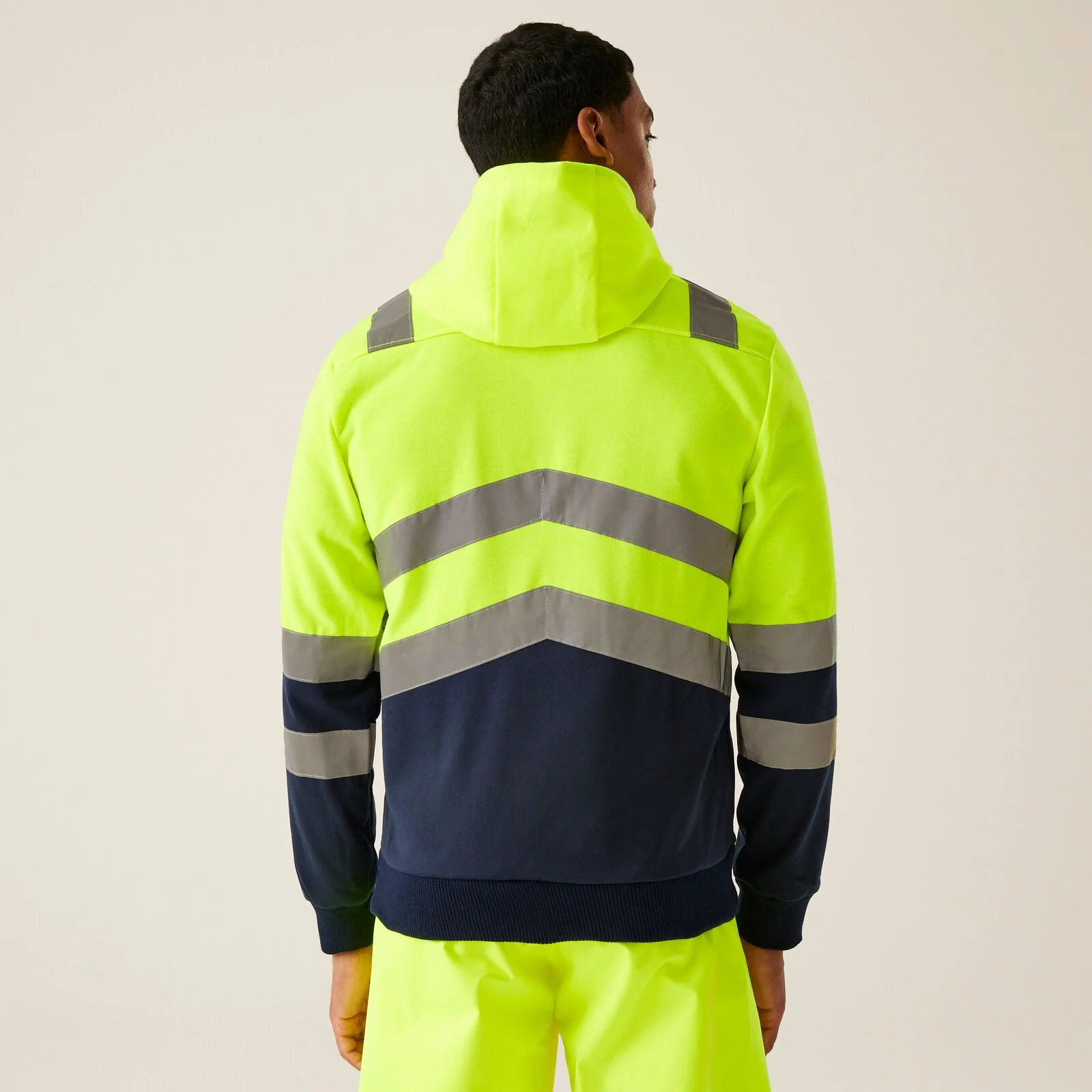 Regatta Professional Mens HI-VIS Two Tone Hoodie - Image 5