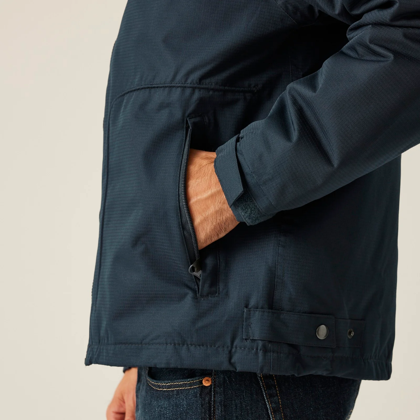Regatta Professional Mens Hudson Fleece Lined Waterproof Jacket - Image 12