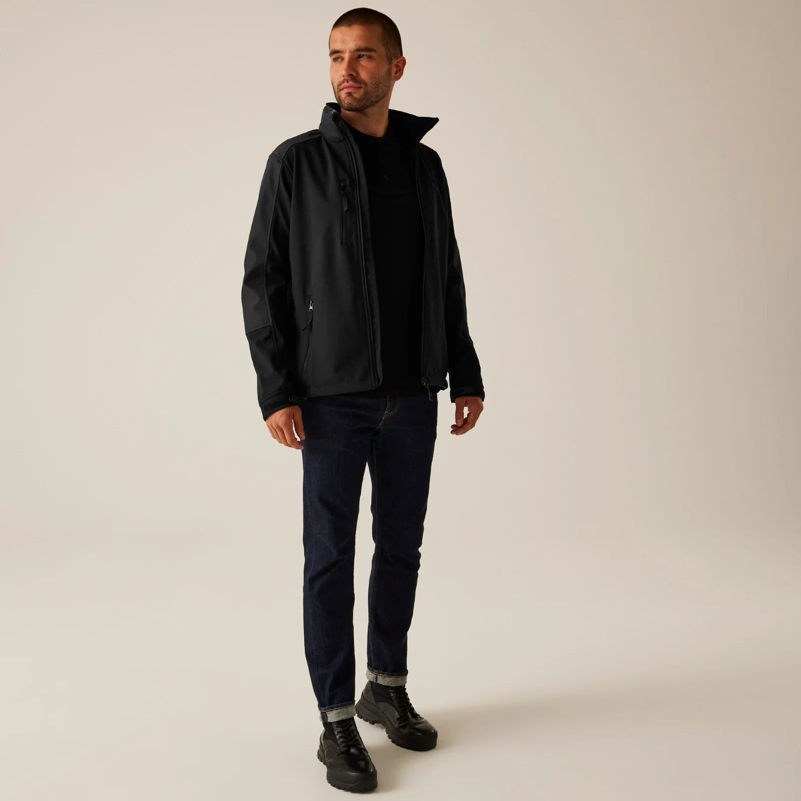 Regatta Professional Mens Hydroforce 3 Layer Membrane Softshell Jacket - Image 10