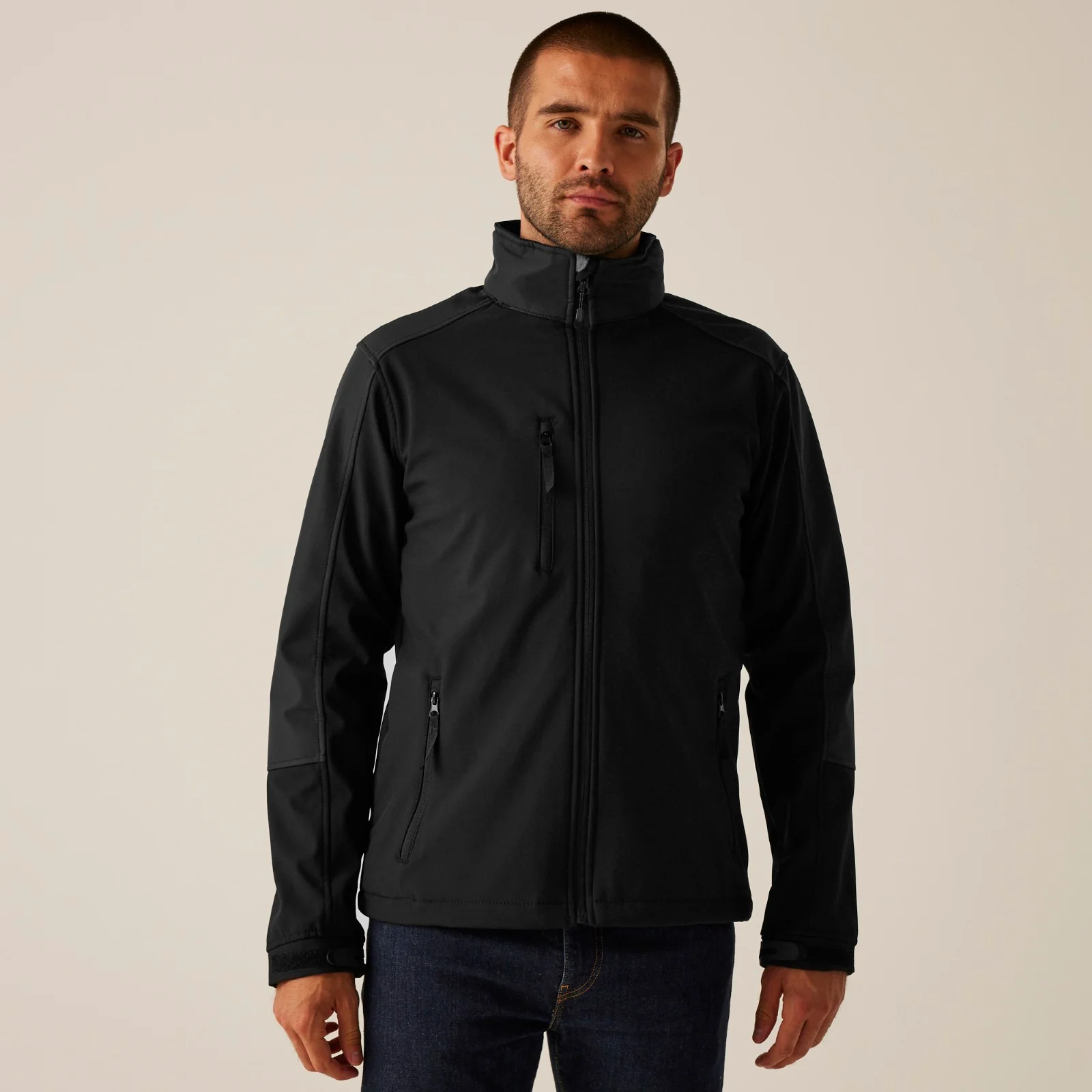 Regatta Professional Mens Hydroforce 3 Layer Membrane Softshell Jacket - Image 4