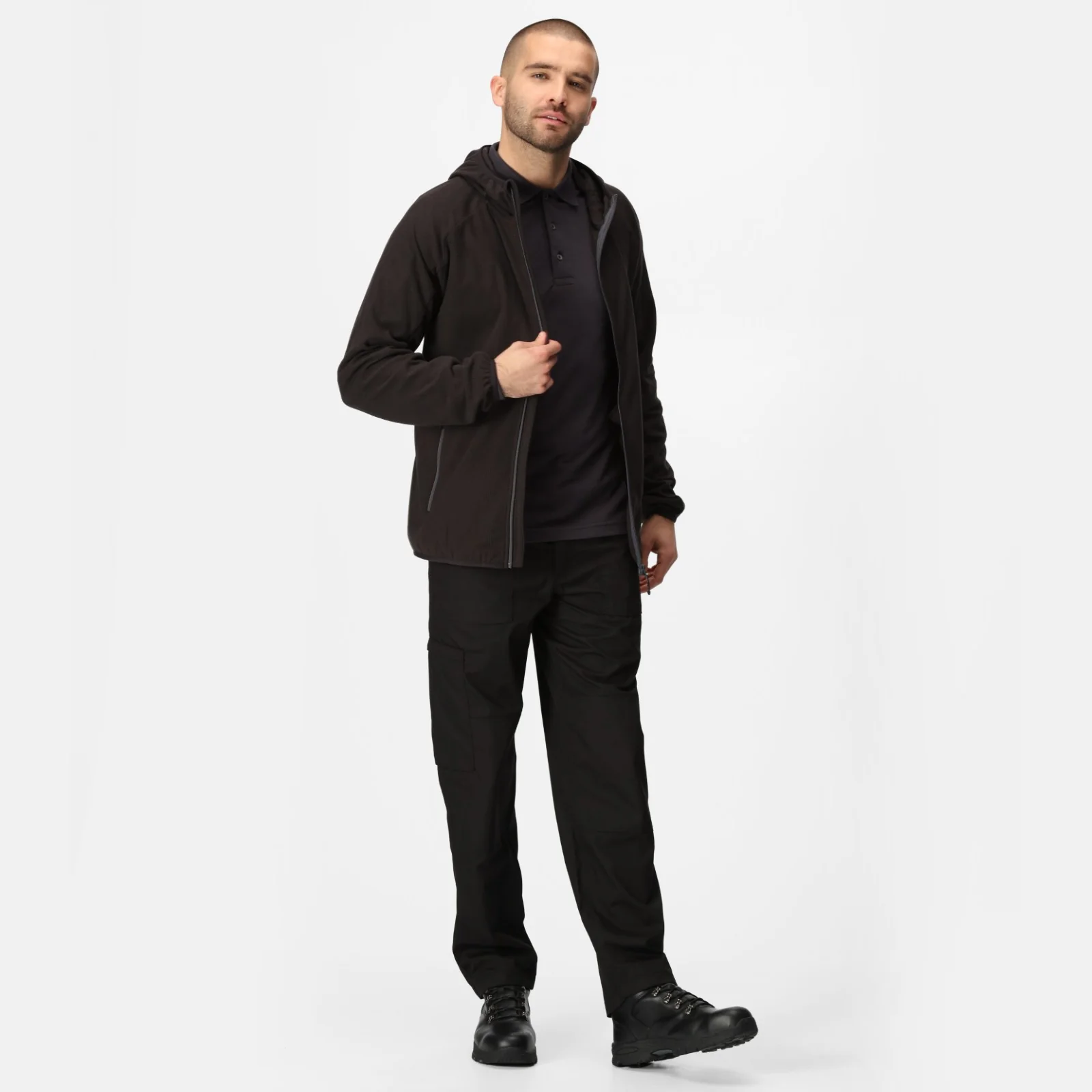 Regatta Professional Mens Navigate Hooded Full Zip Fleece - Image 24