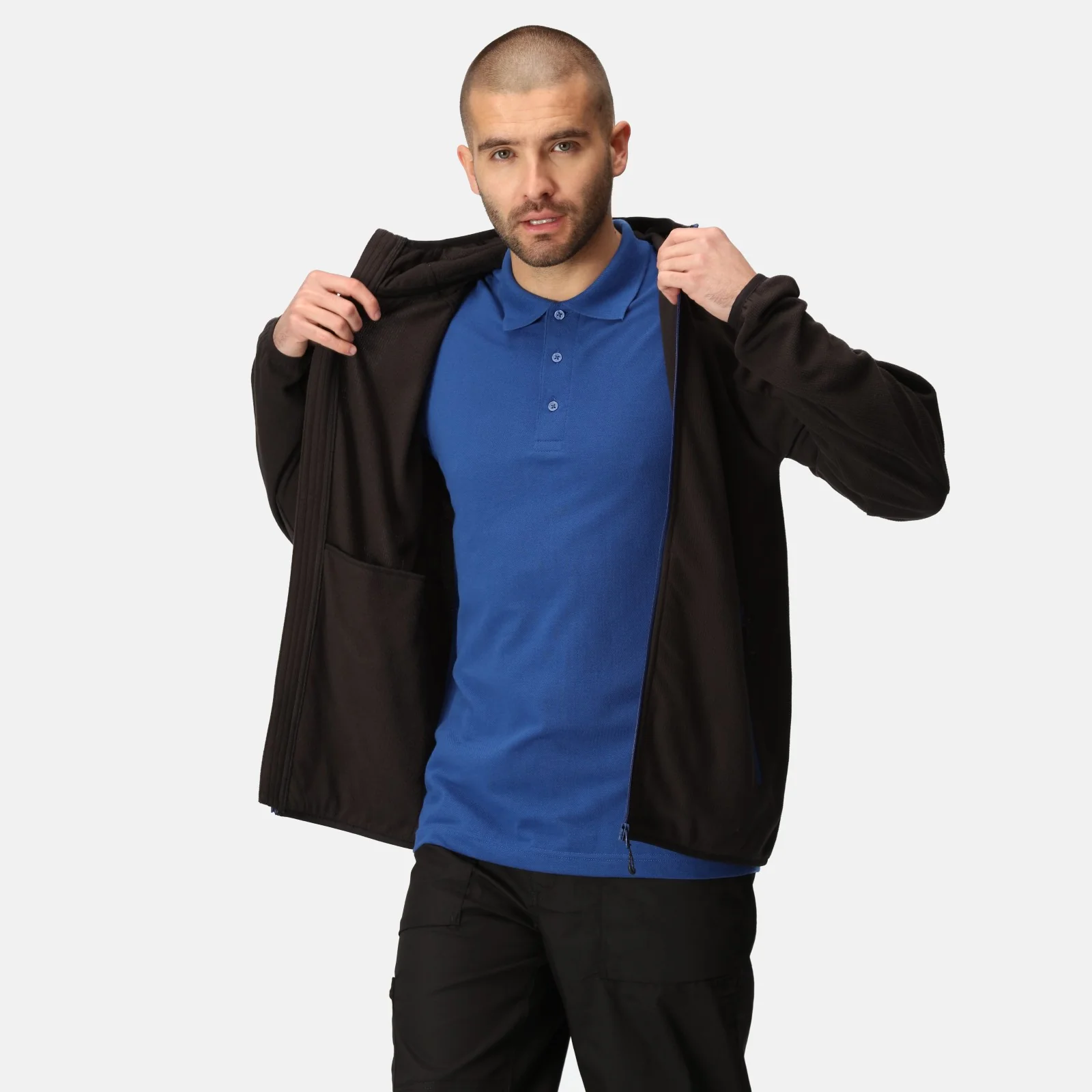 Regatta Professional Mens Navigate Hooded Full Zip Fleece - Image 32