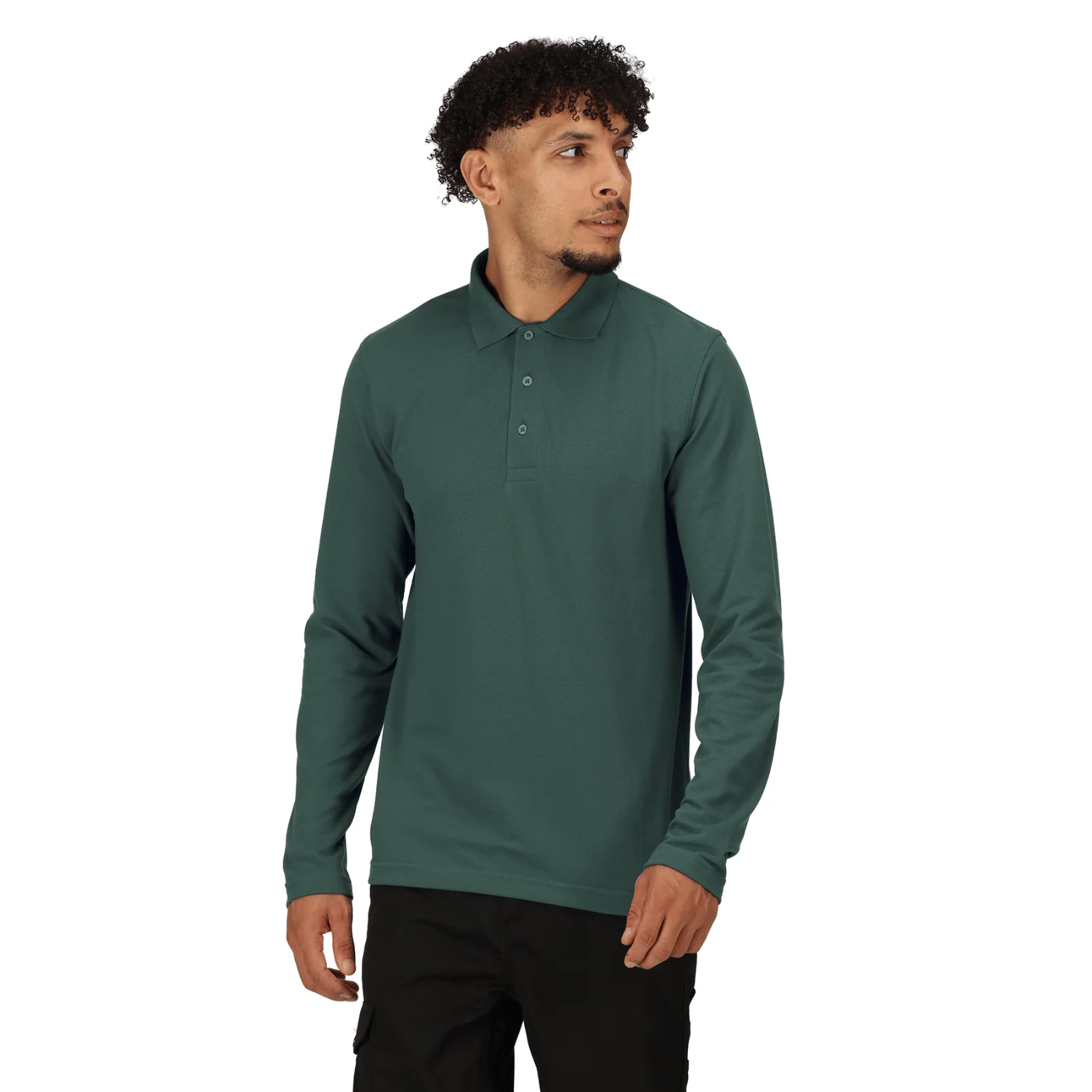 Regatta Professional Mens Pro 65/35 Long Sleeve Polo Shirt - Image 6