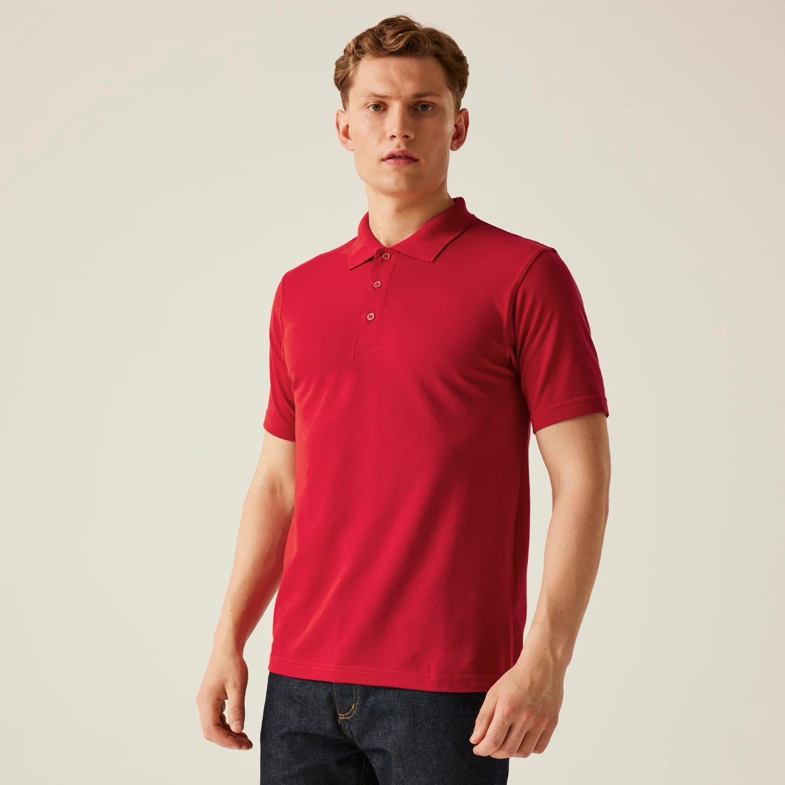 Regatta Professional Mens Pro 65/35 Short Sleeve Polo Shirt - Image 3