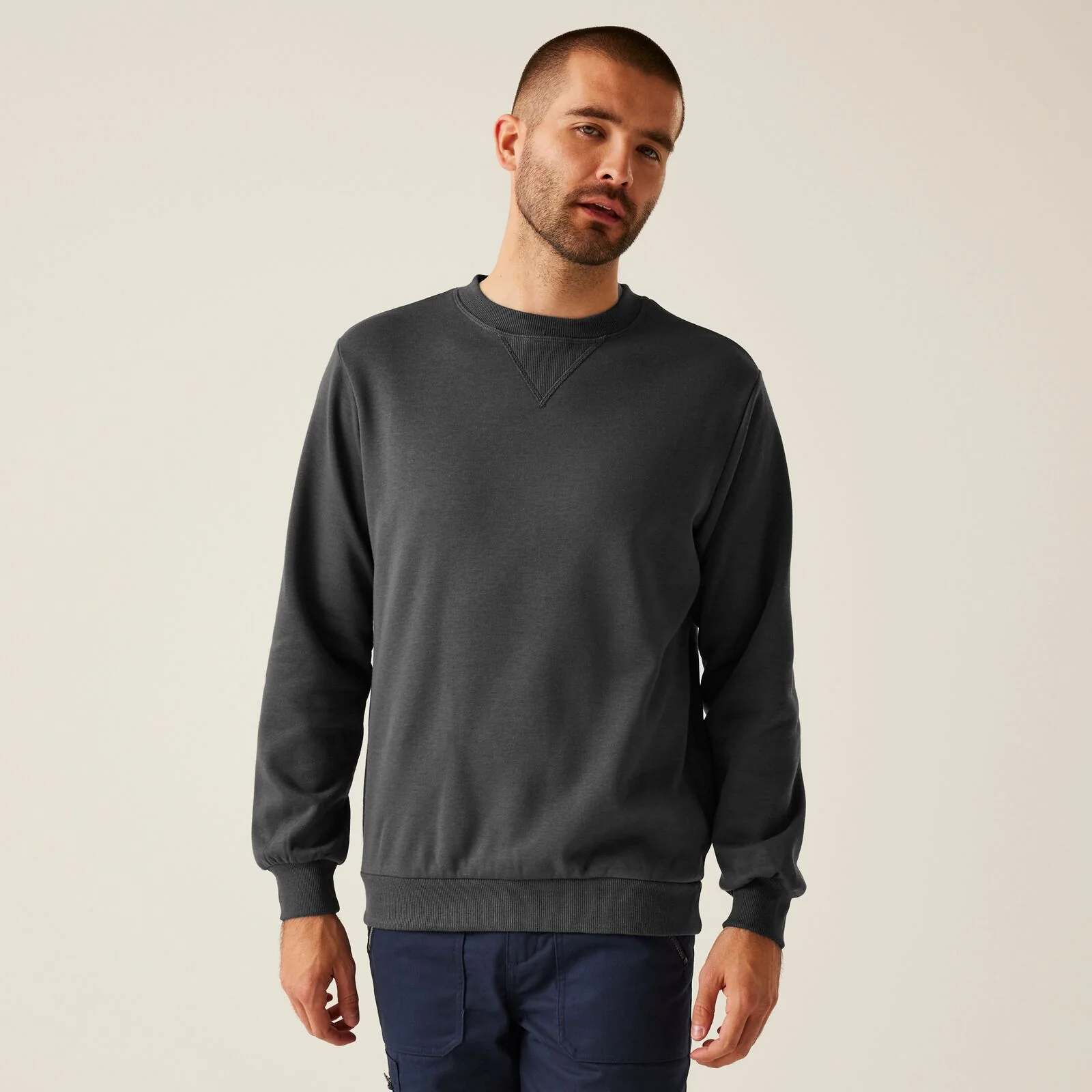 Regatta Professional Mens Pro Crew Neck Sweatshirt - Image 2