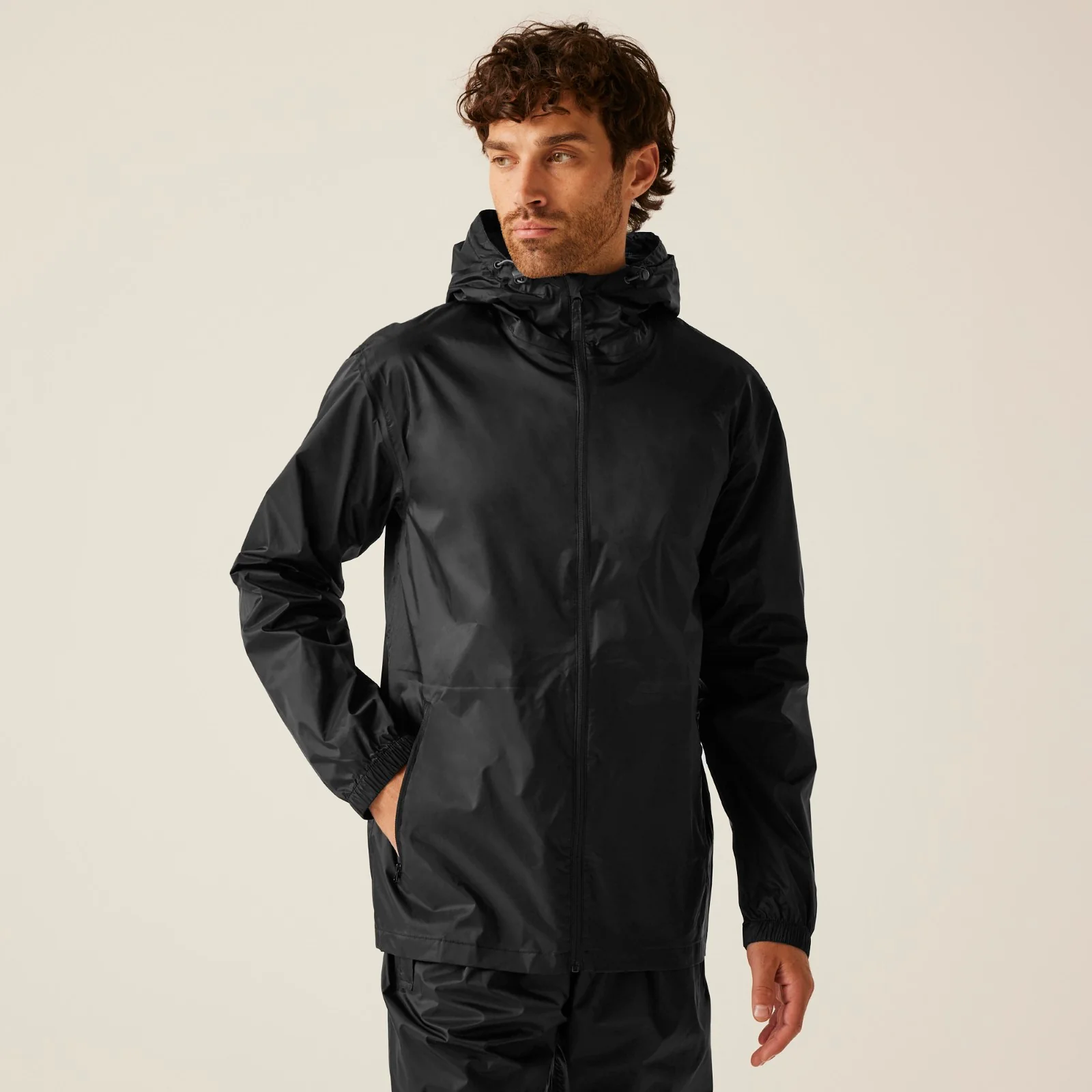 Regatta Professional Mens Pro Pack Away Waterproof Jacket - Image 3