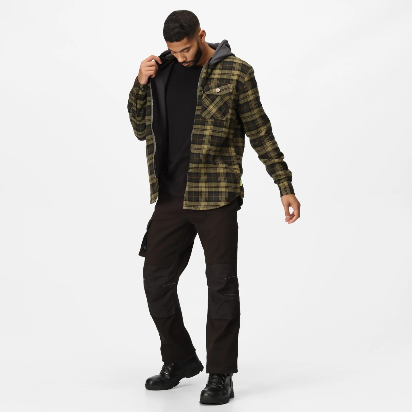 Regatta Professional Mens Tactical Siege Hooded Long Sleeve Shirt - Image 10