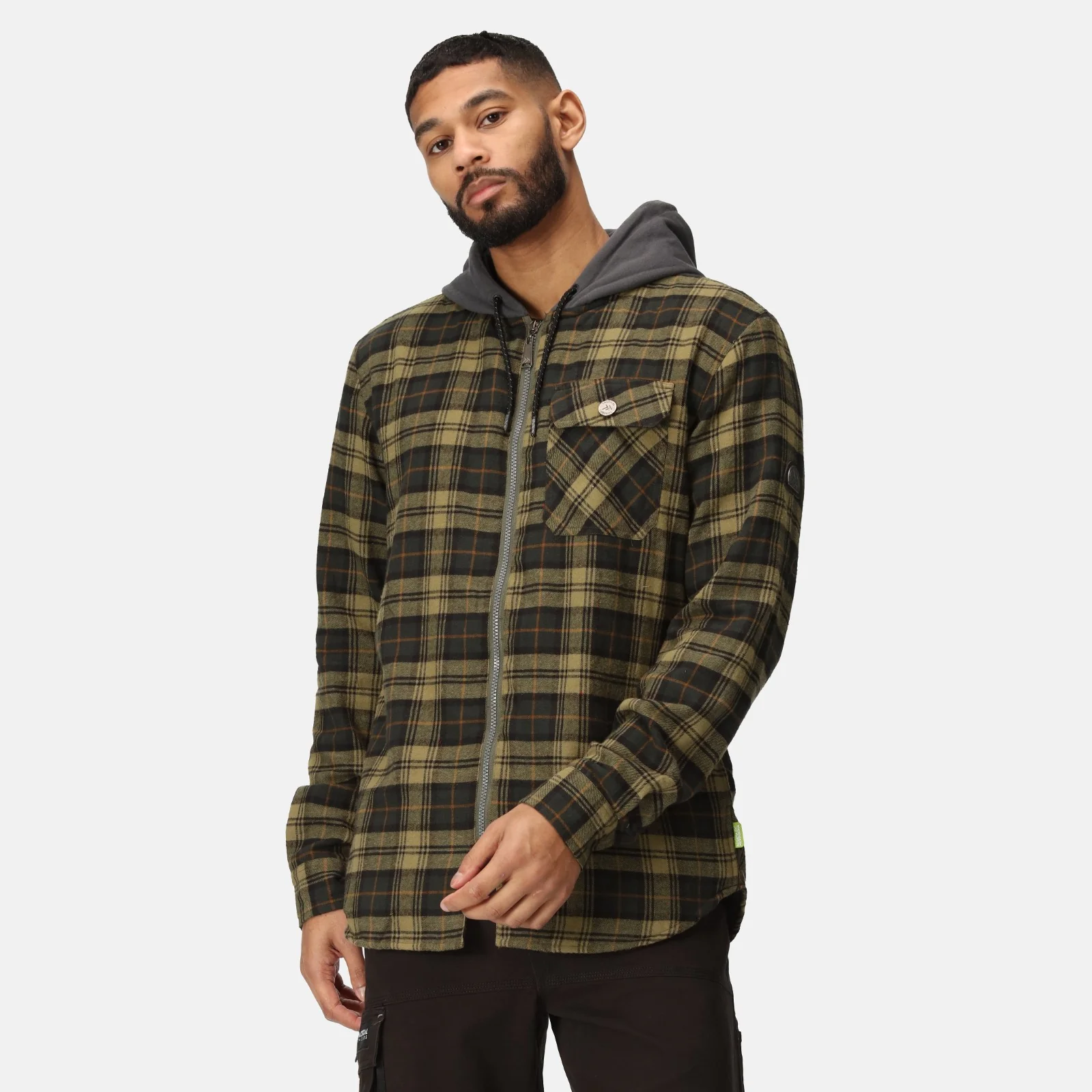 Regatta Professional Mens Tactical Siege Hooded Long Sleeve Shirt - Image 4
