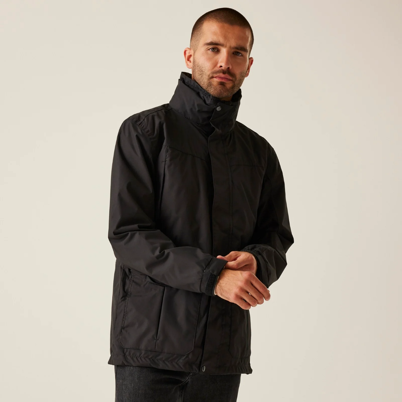 Regatta Professional Mens Vertex III Microfiber Waterproof Jacket - Image 3