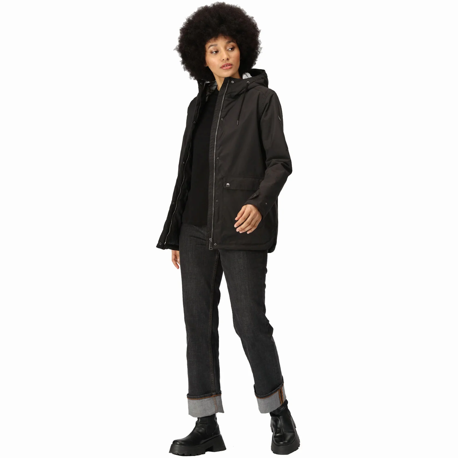Regatta Womens Broadia Waterproof Hooded Jacket Coat - Image 27