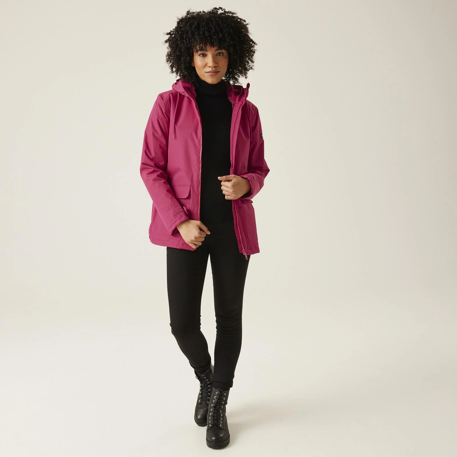 Regatta Womens Broadia Waterproof Hooded Jacket Coat - Image 30