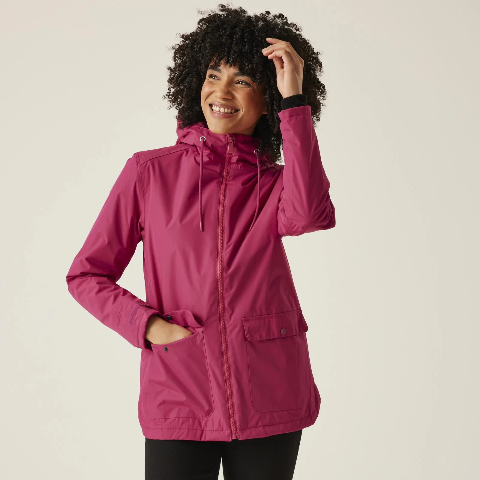 Regatta Womens Broadia Waterproof Hooded Jacket Coat - Image 6