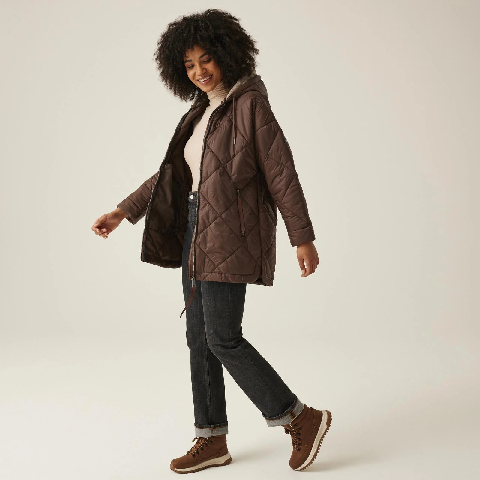 Regatta Womens Emilia Hooded Winter Padded Jacket - Image 6