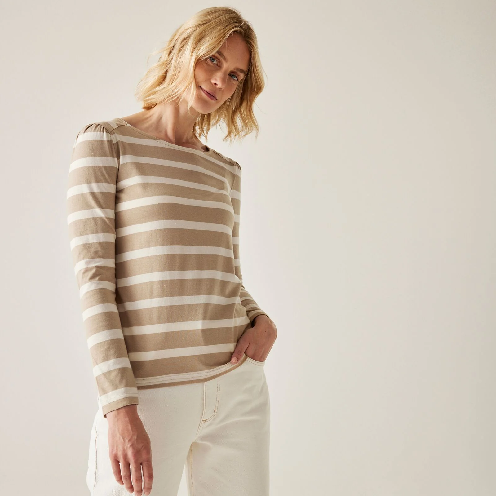 Regatta Womens Federica Striped Long Sleeve T-Shirt - Image 4