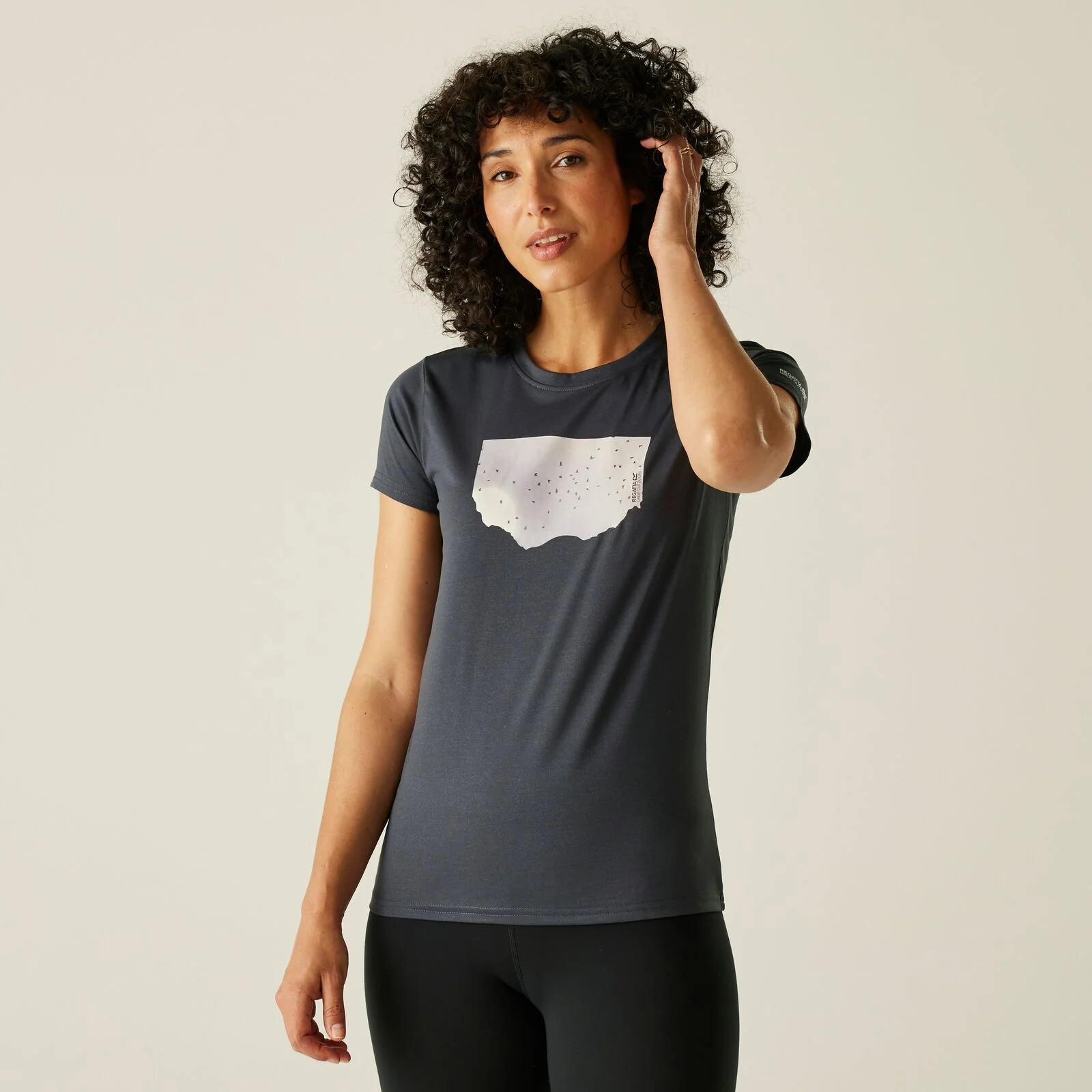 Regatta Womens Fingal Stretch Short Sleeve T-Shirt - Image 2